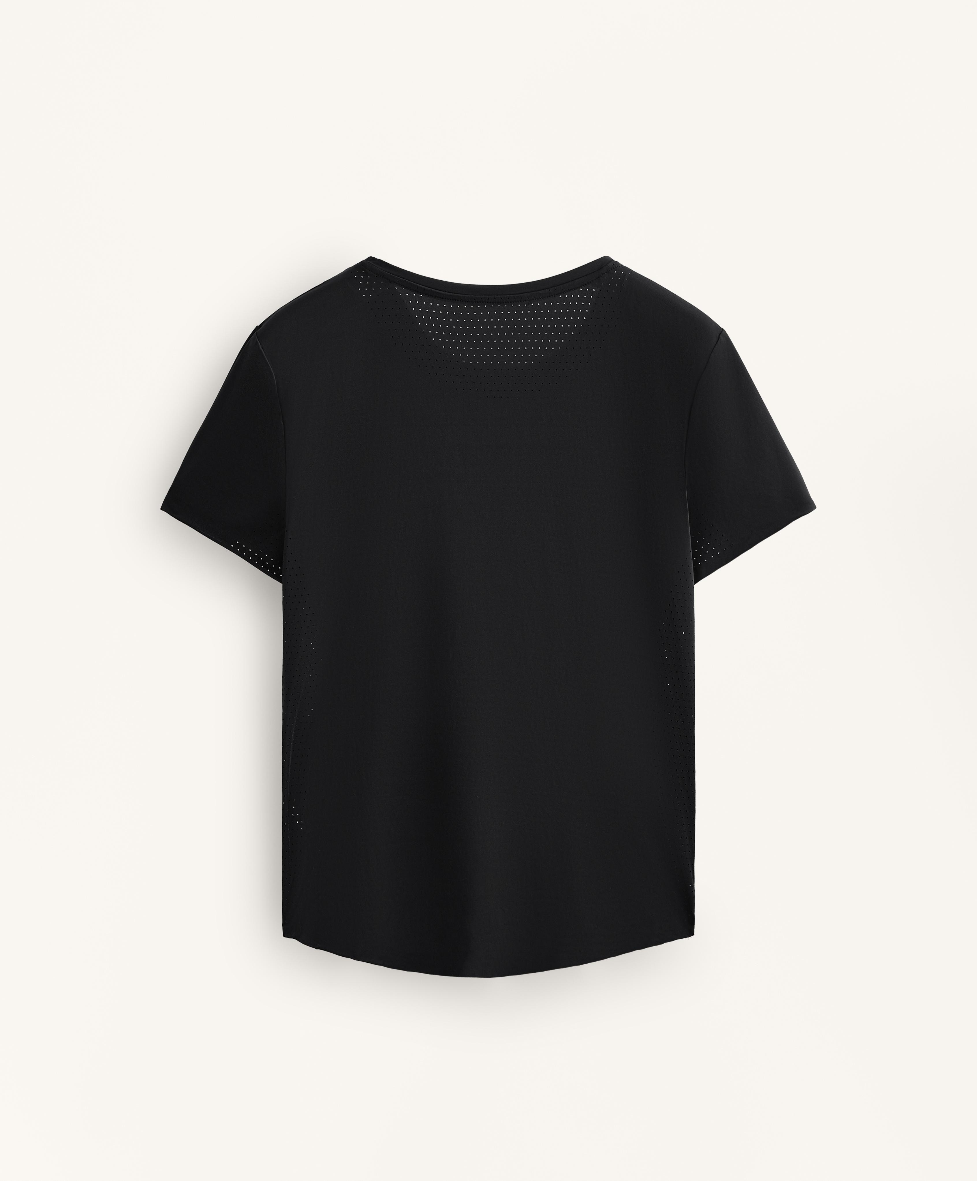 Fitted short-sleeved technical T-shirt