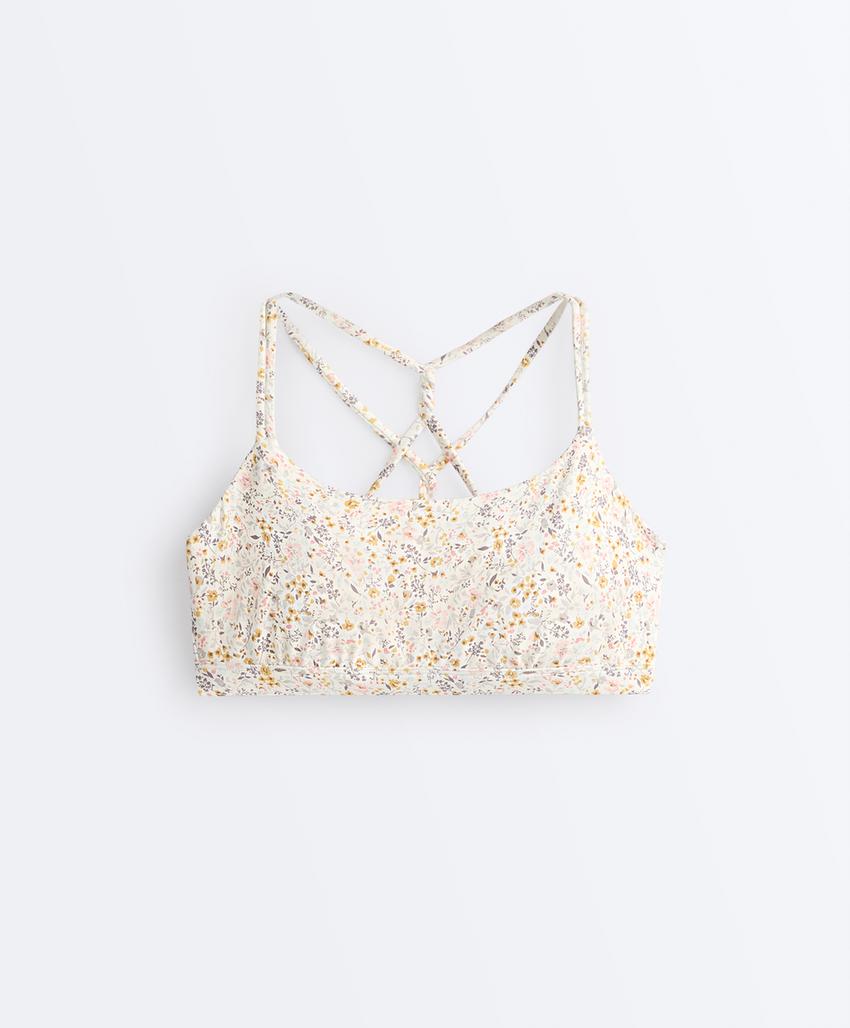 Comfortlux Floral Sports Bra