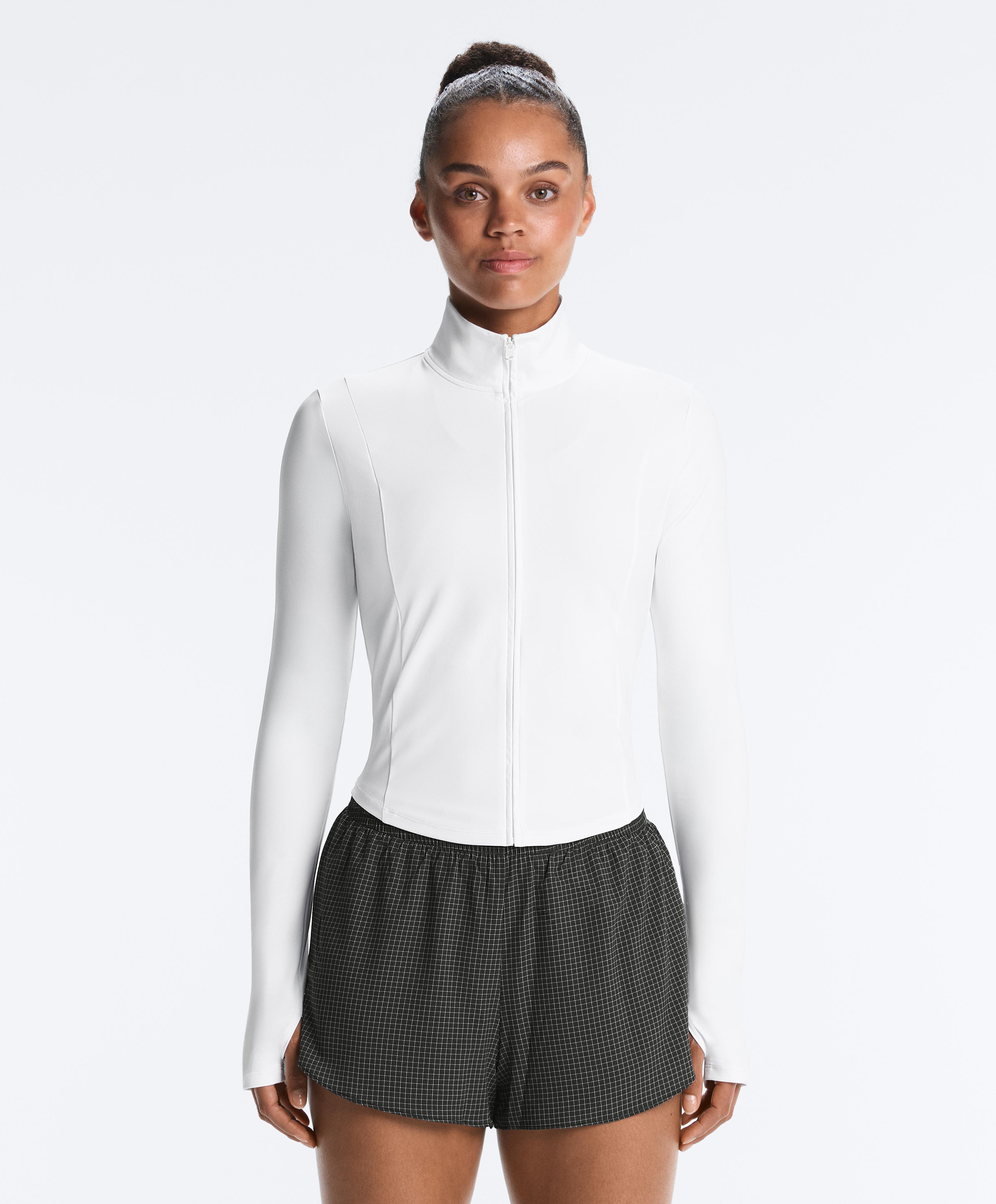Short Light Touch technical jacket — WHITE 