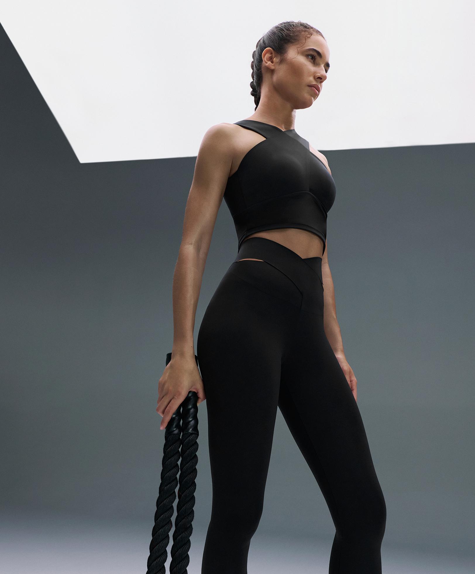 Legging tobillero high rise Compressive cintura cut out