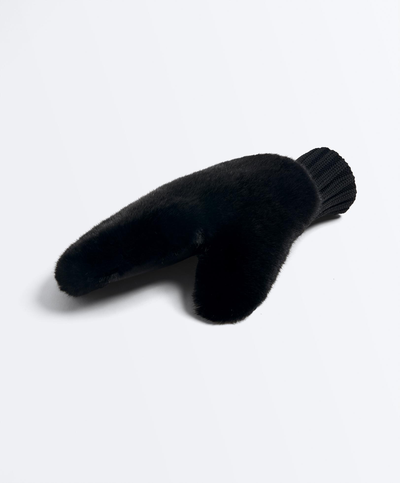 Manoplas de pelo sintético con puño elástico Manoplas de pelo sintético con puño elástico