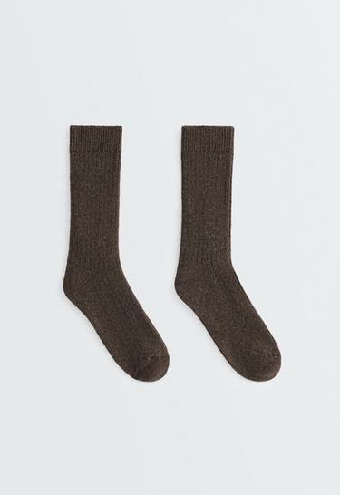 18% cashmere classic sock — CHOCOLATE       1