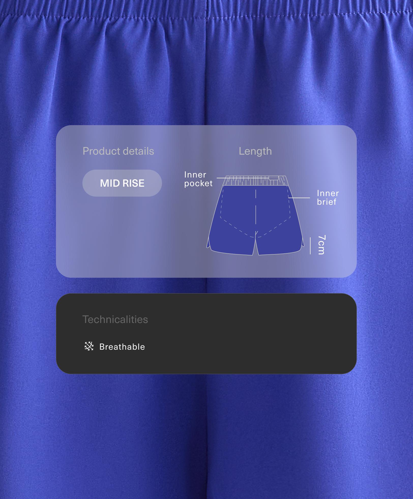 Shorts técnicos Shorts técnicos