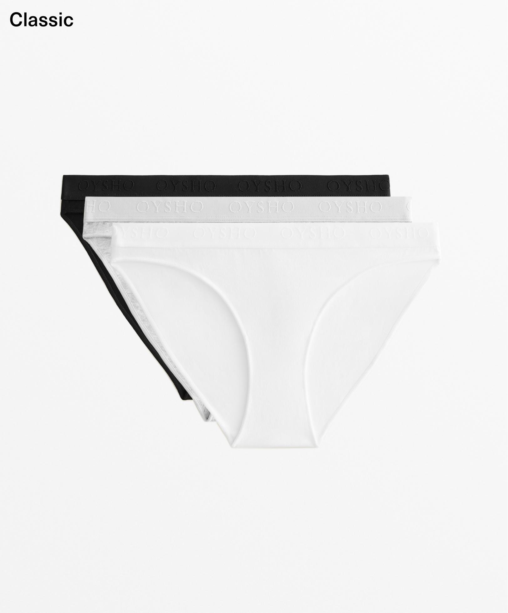 3 comfort cotton blend classic briefs with logo