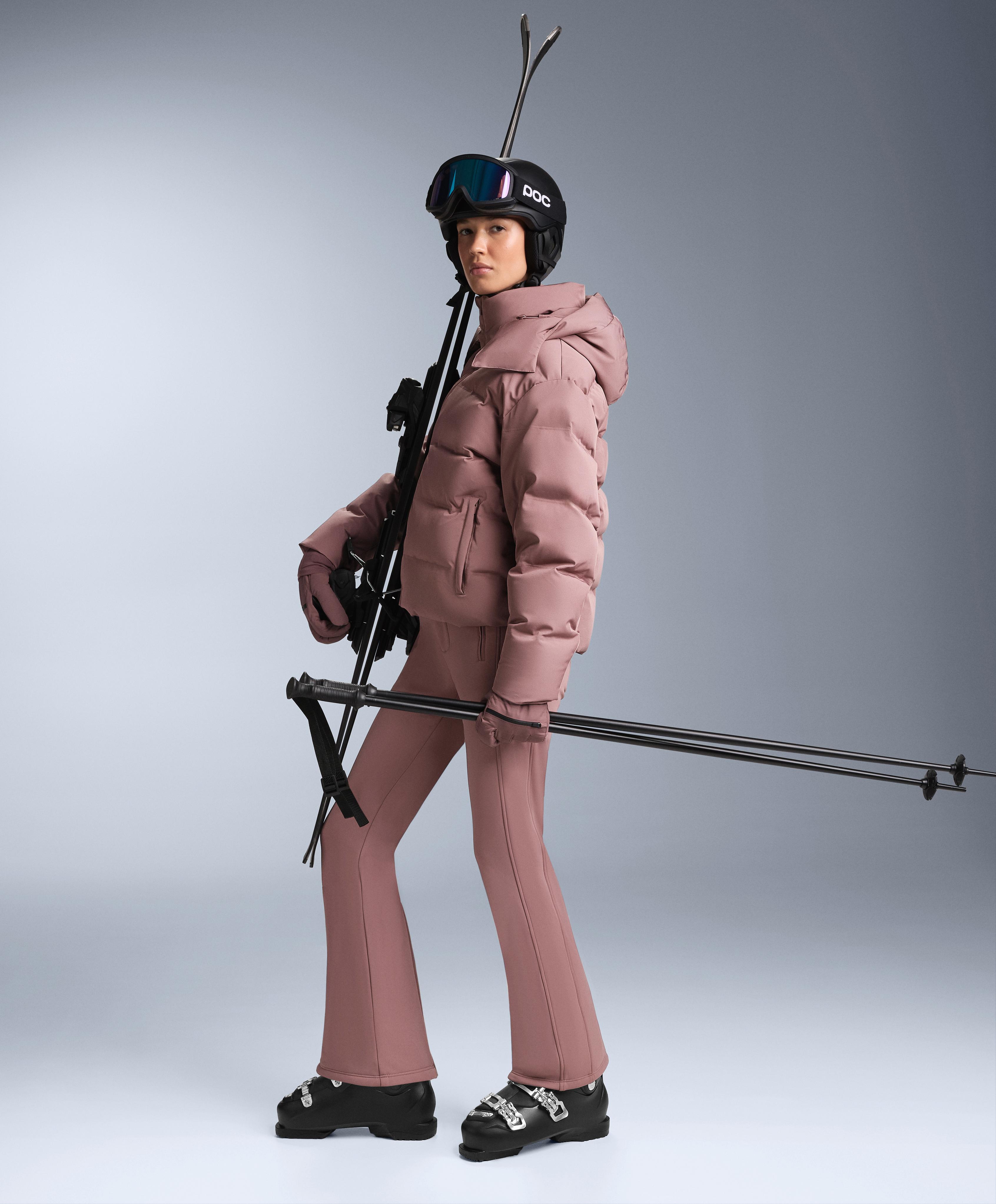 MINARDI PIUME SKI water-resistant 80% down and 20% feather jacket — PINK-MAUVE