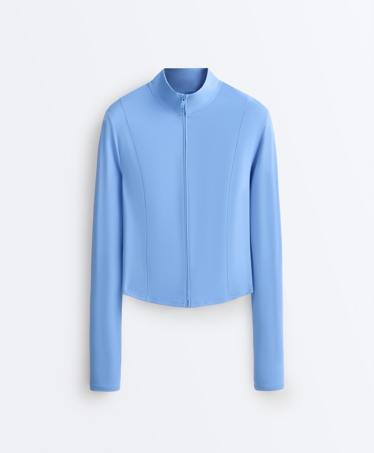 Short Light Touch technical jacket — PALE LAVENDER BLUE