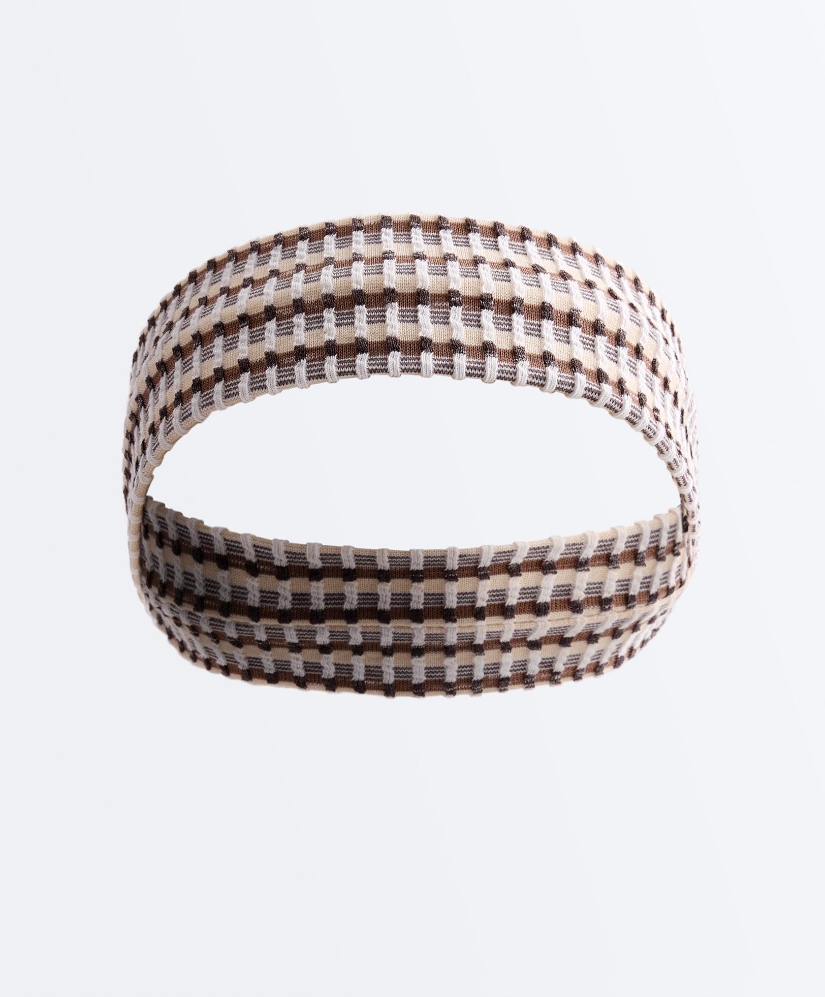 6cm structured sports headband — BEIGE