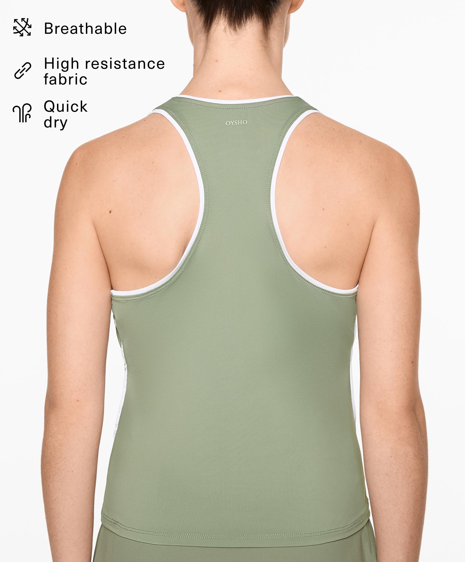 Débardeur technique passepoil Débardeur technique passepoil