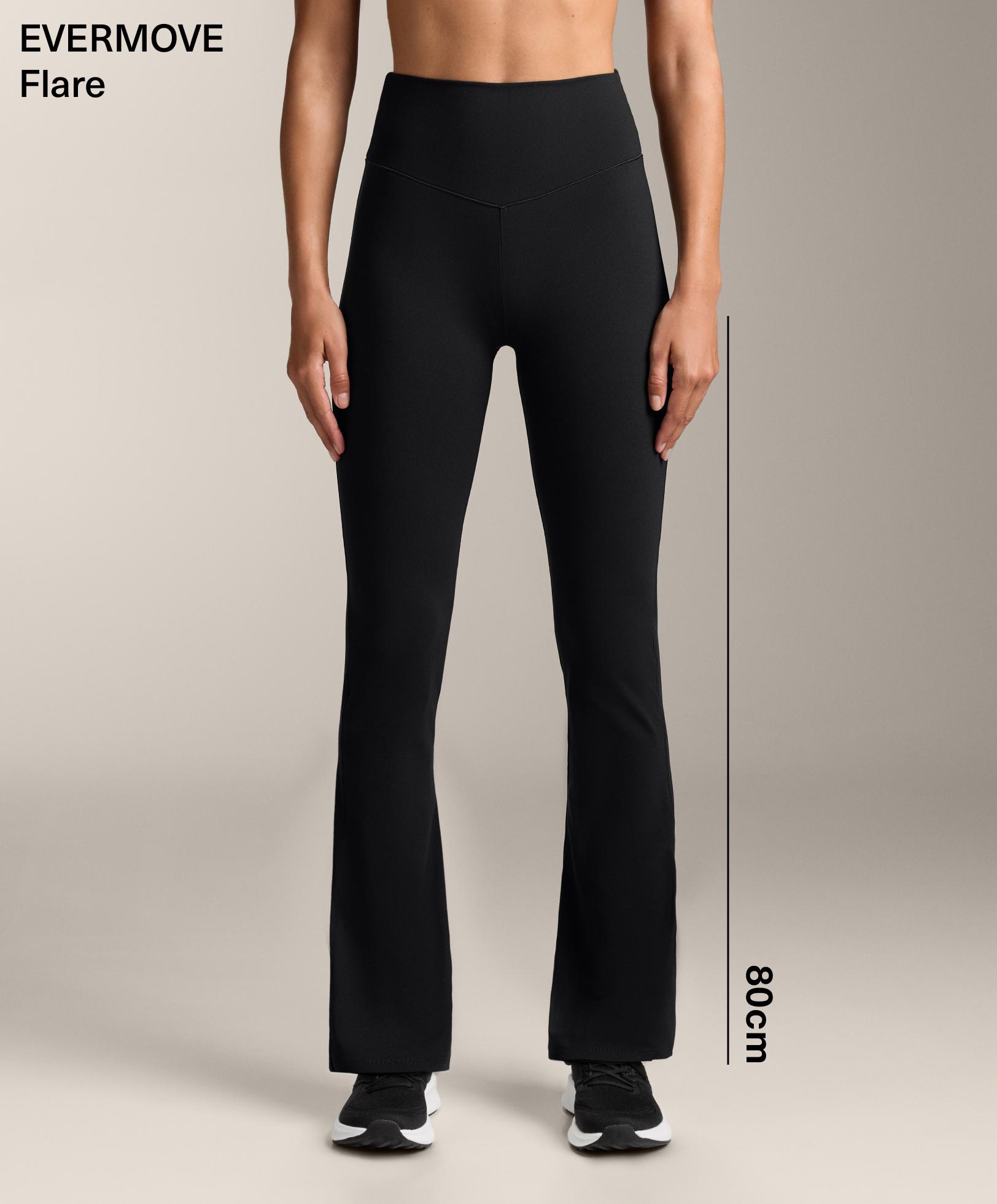 Evermove high-rise flare trousers