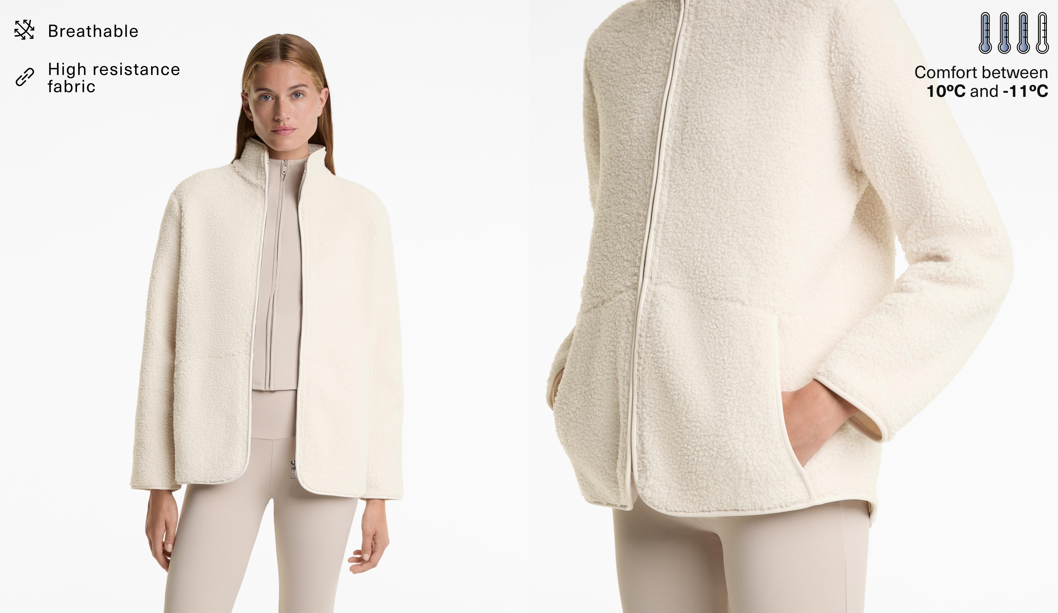 Faux-shearling jacket