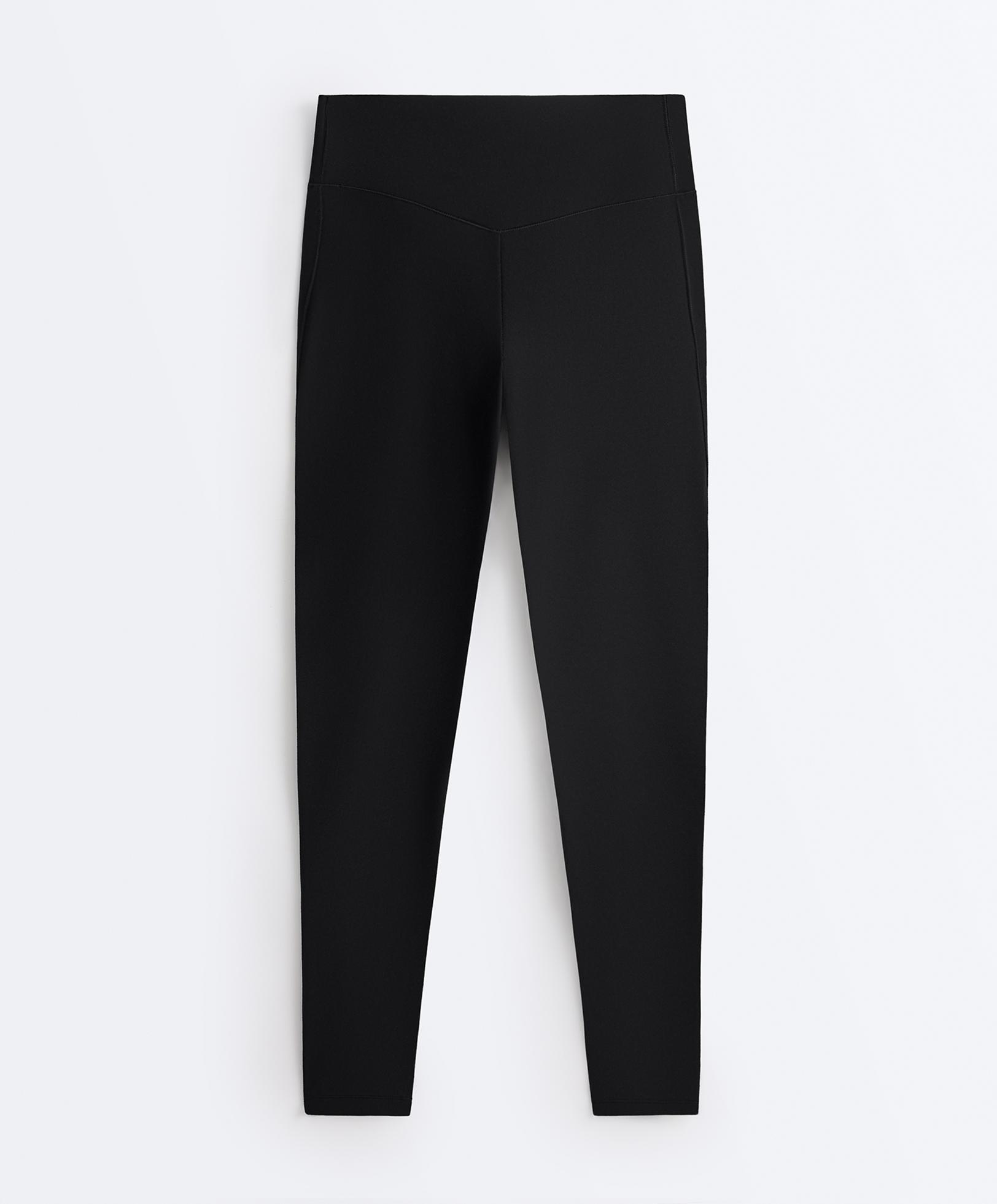 Evermove high-rise ankle-length leggings — BLACK