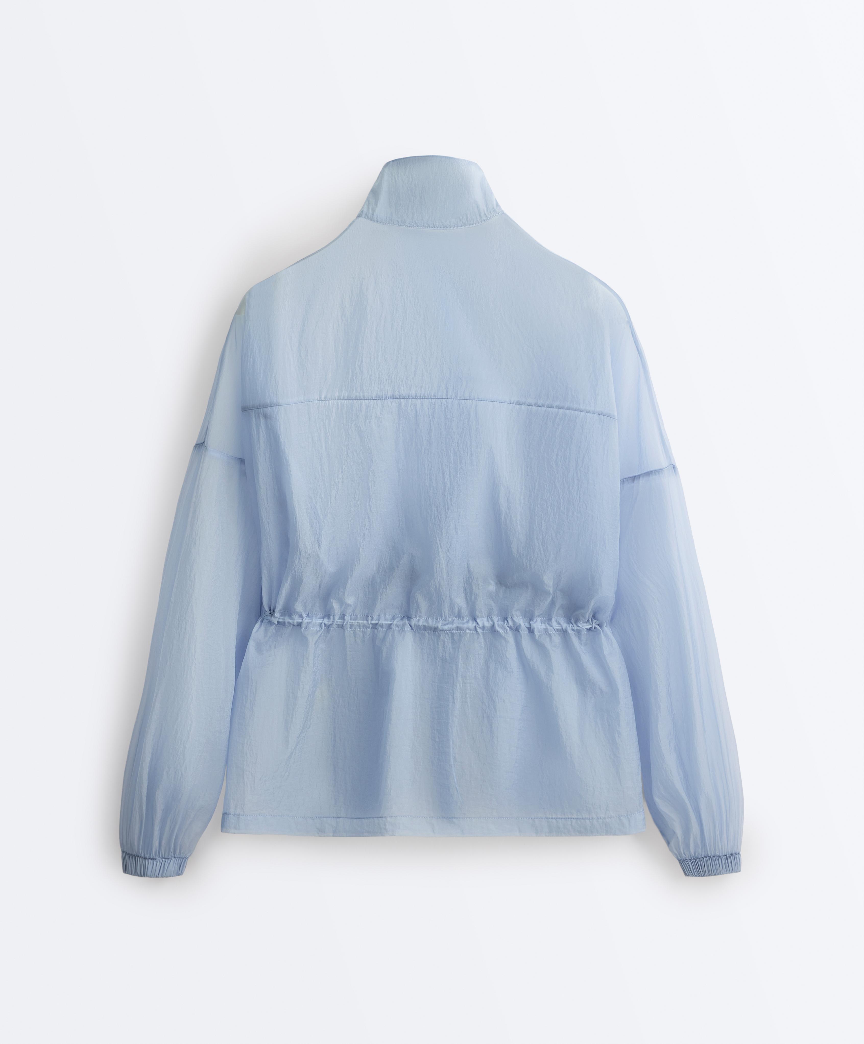 Lightweight track jacket — MID GREY-BLUE