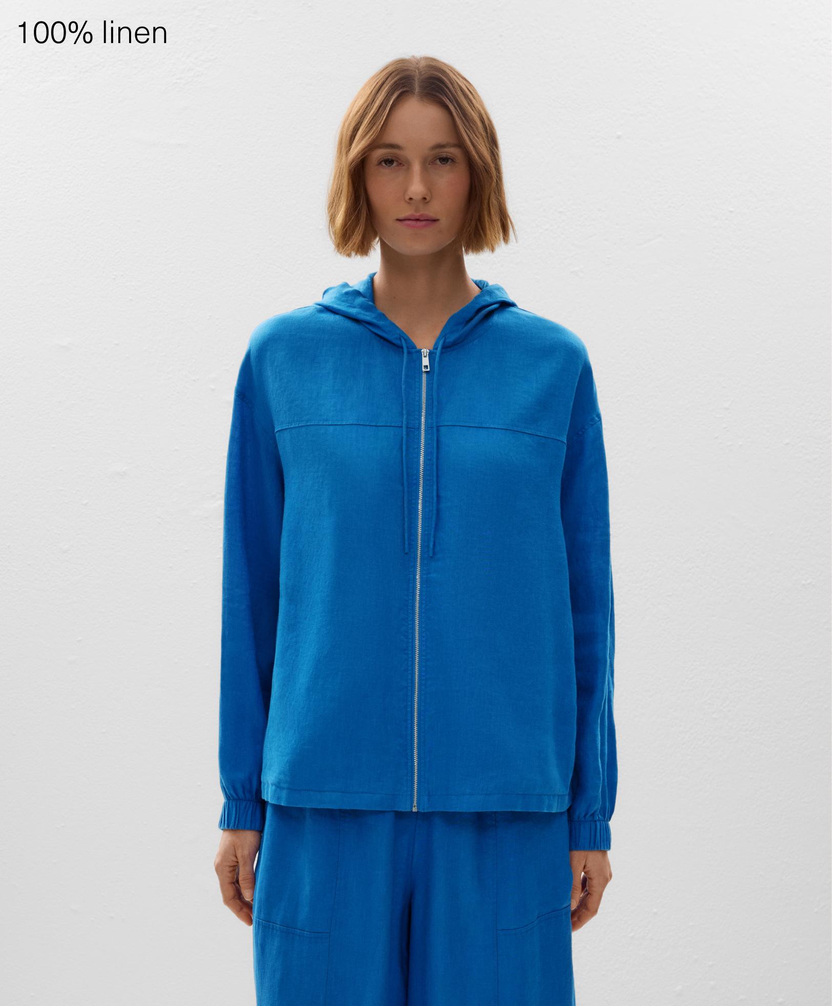 Veste à capuche 100 % lin Veste à capuche 100 % lin