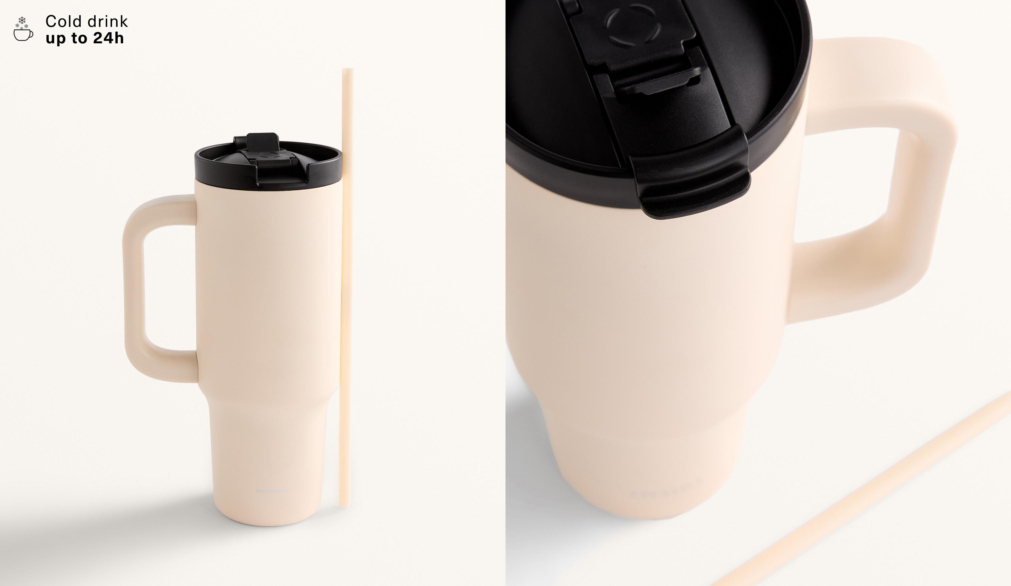 Tumbler bottle with handle