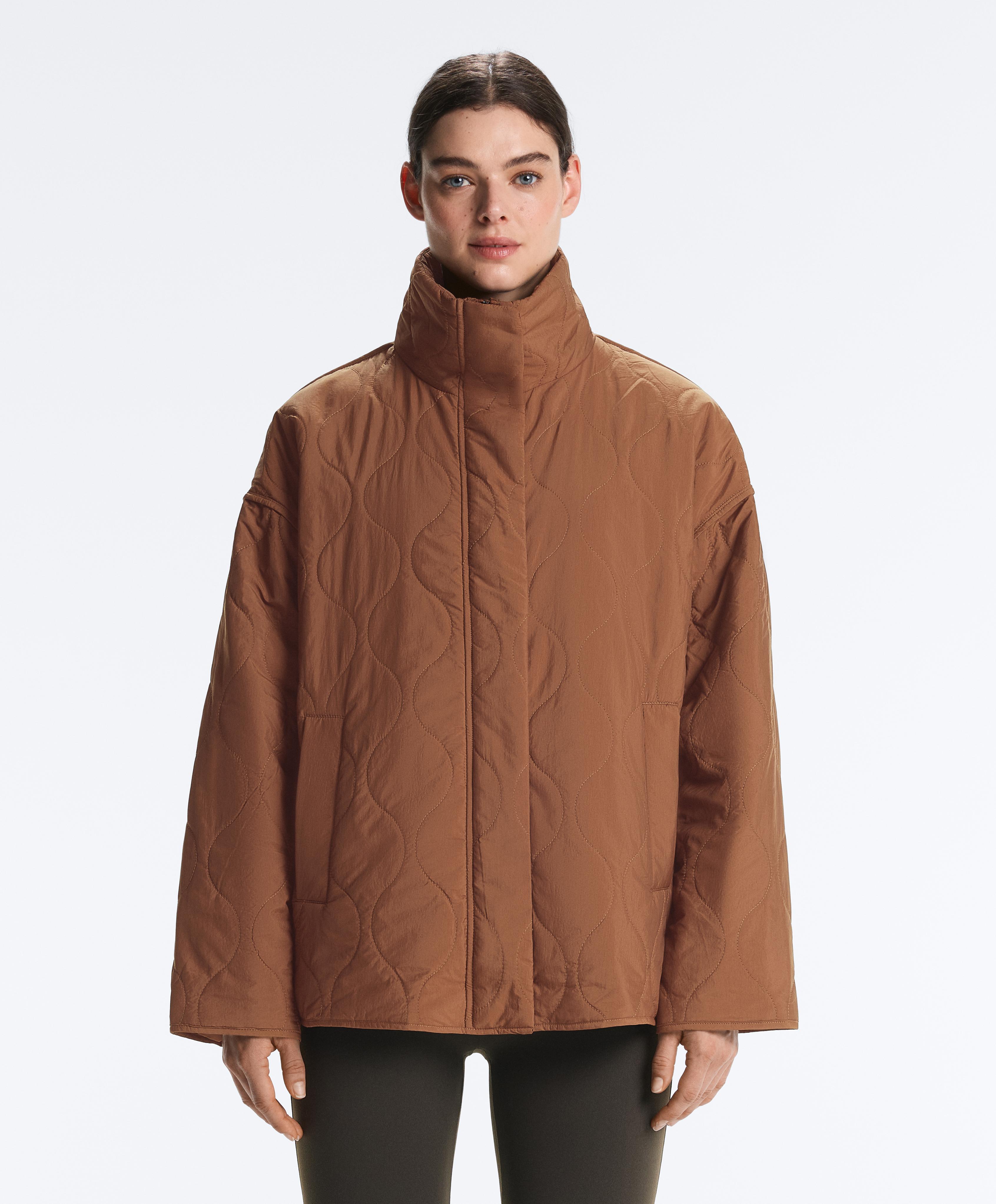 Water-repellent FELLEX® AEROGEL padded jacket — DARK BRICK