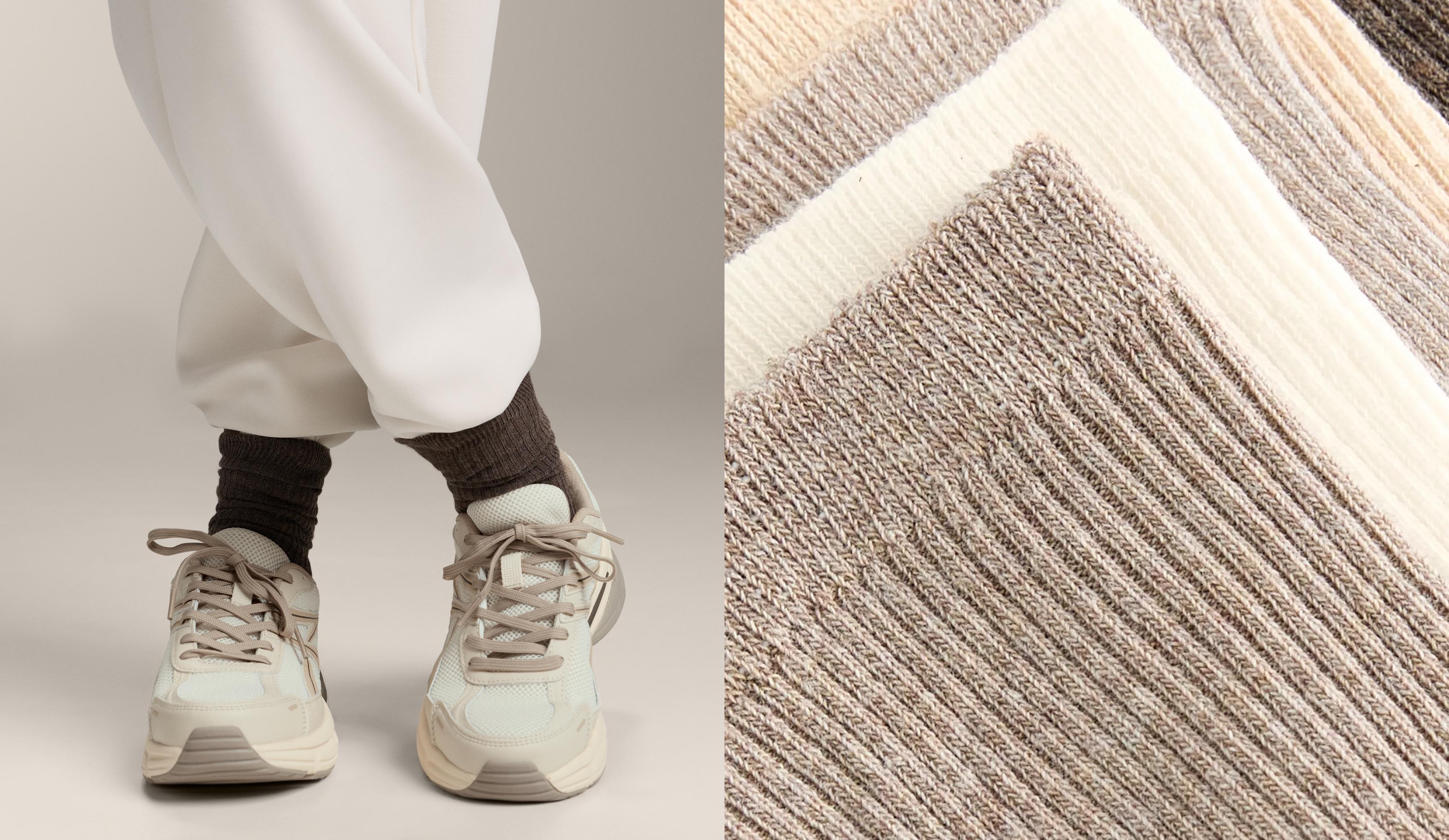 5 pairs of classic socks with cotton