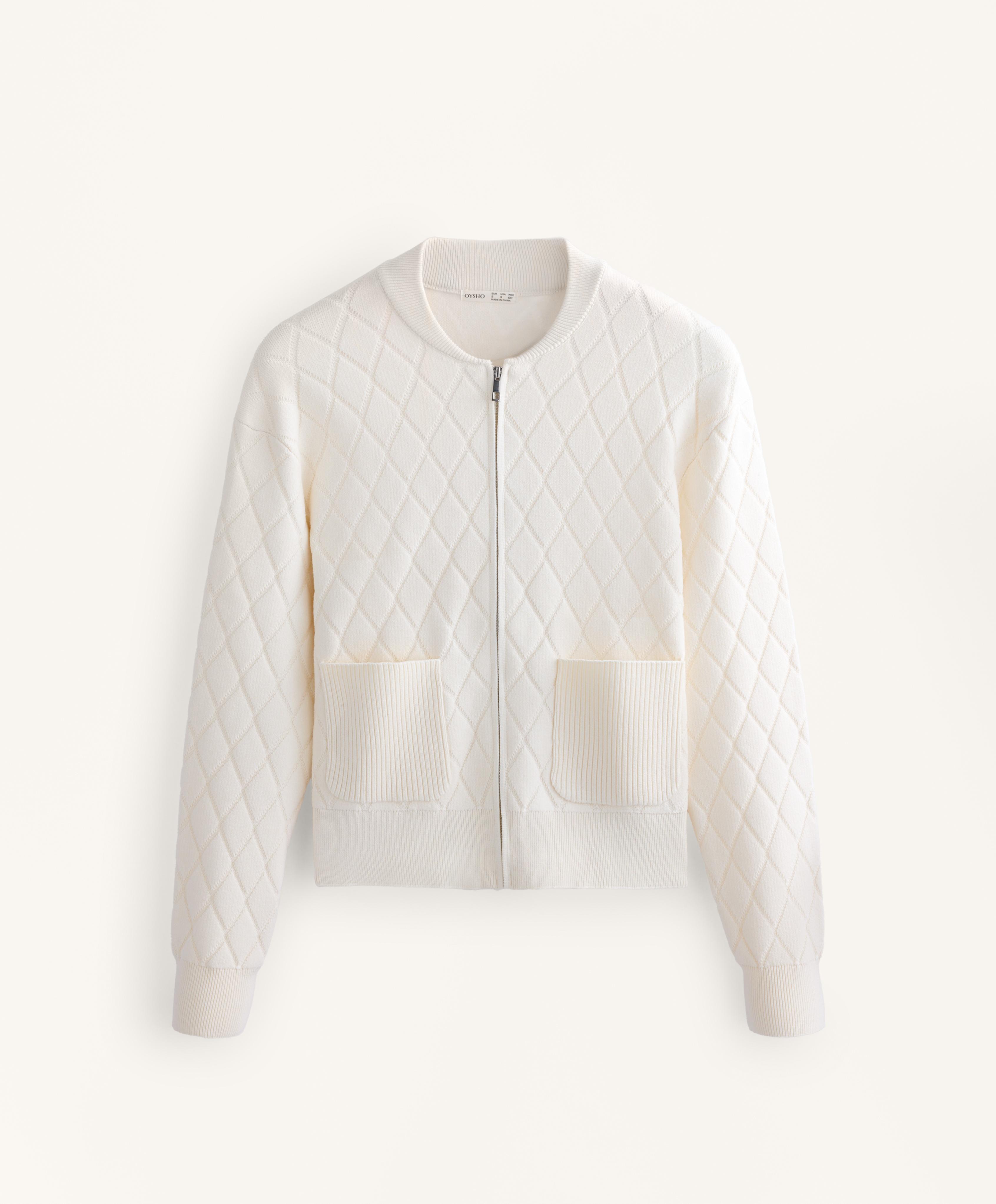 Argyle knit jacket Argyle knit jacket