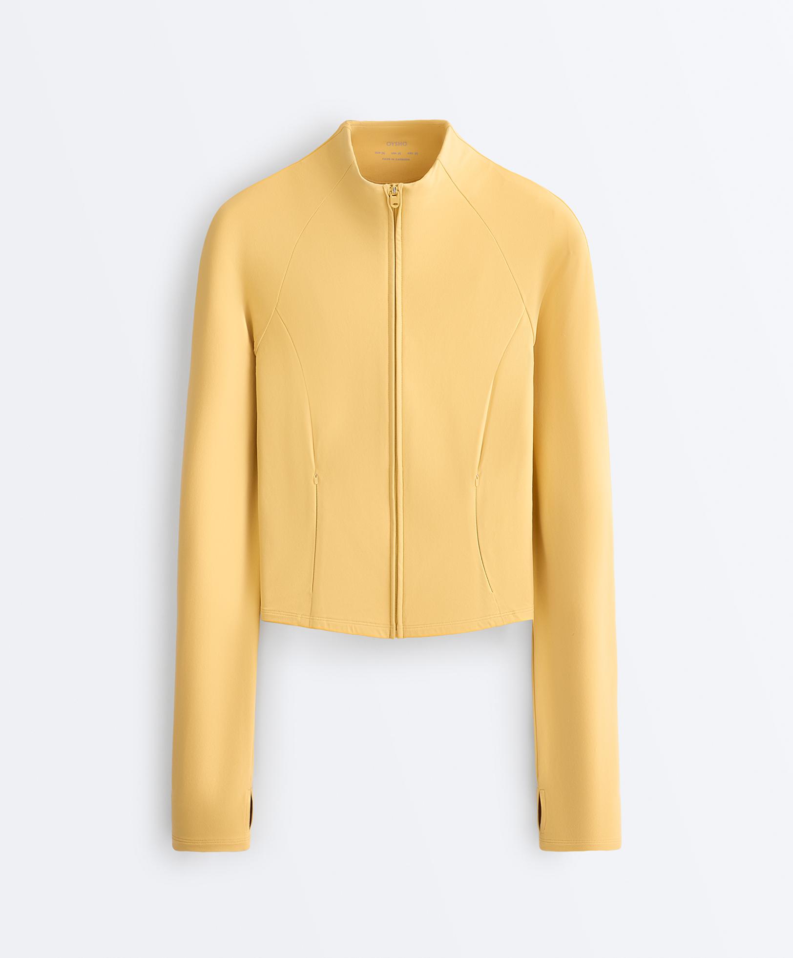 Light warm technical jacket — MID-YELLOW