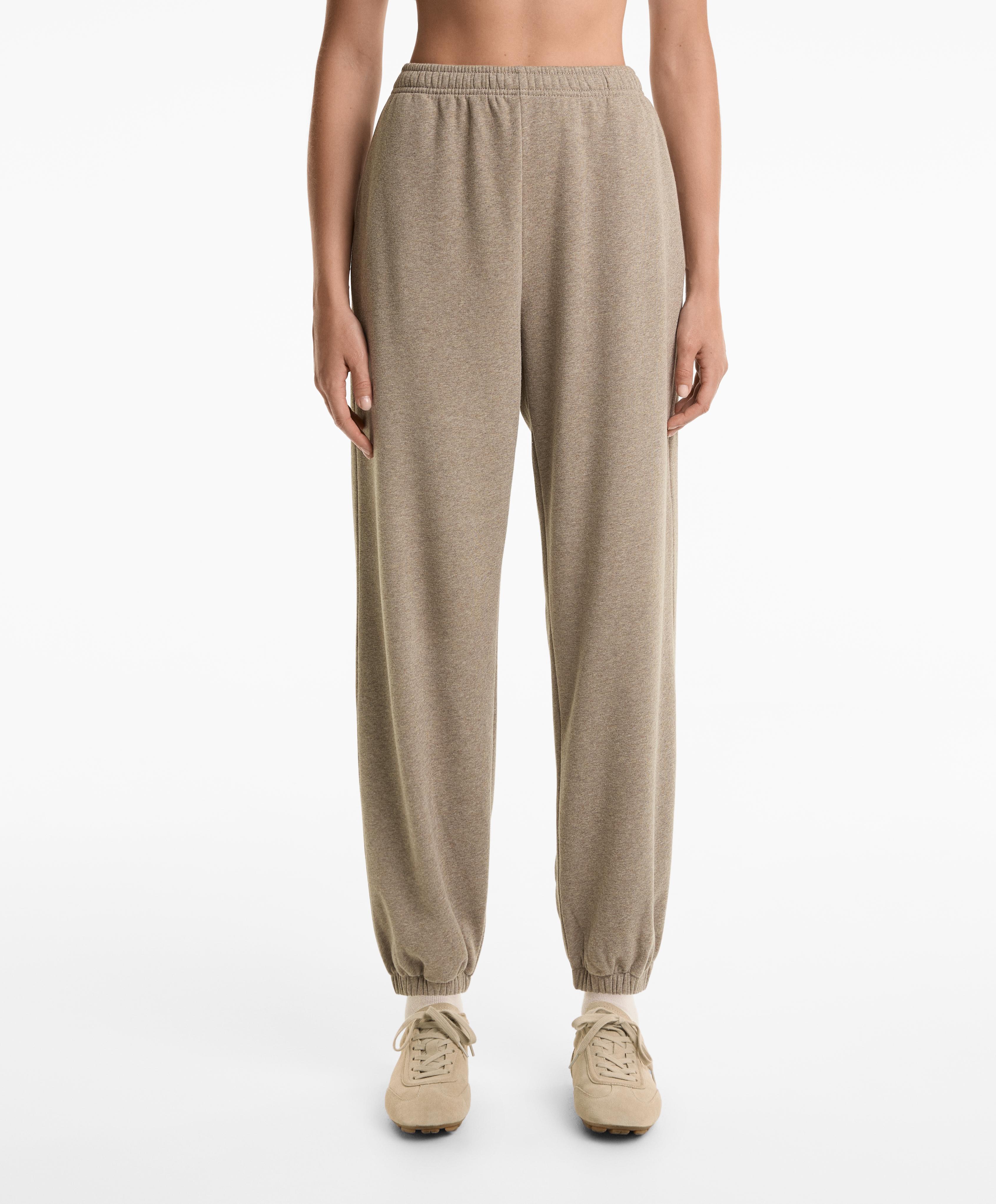 Pantalón jogger relaxed con algodón