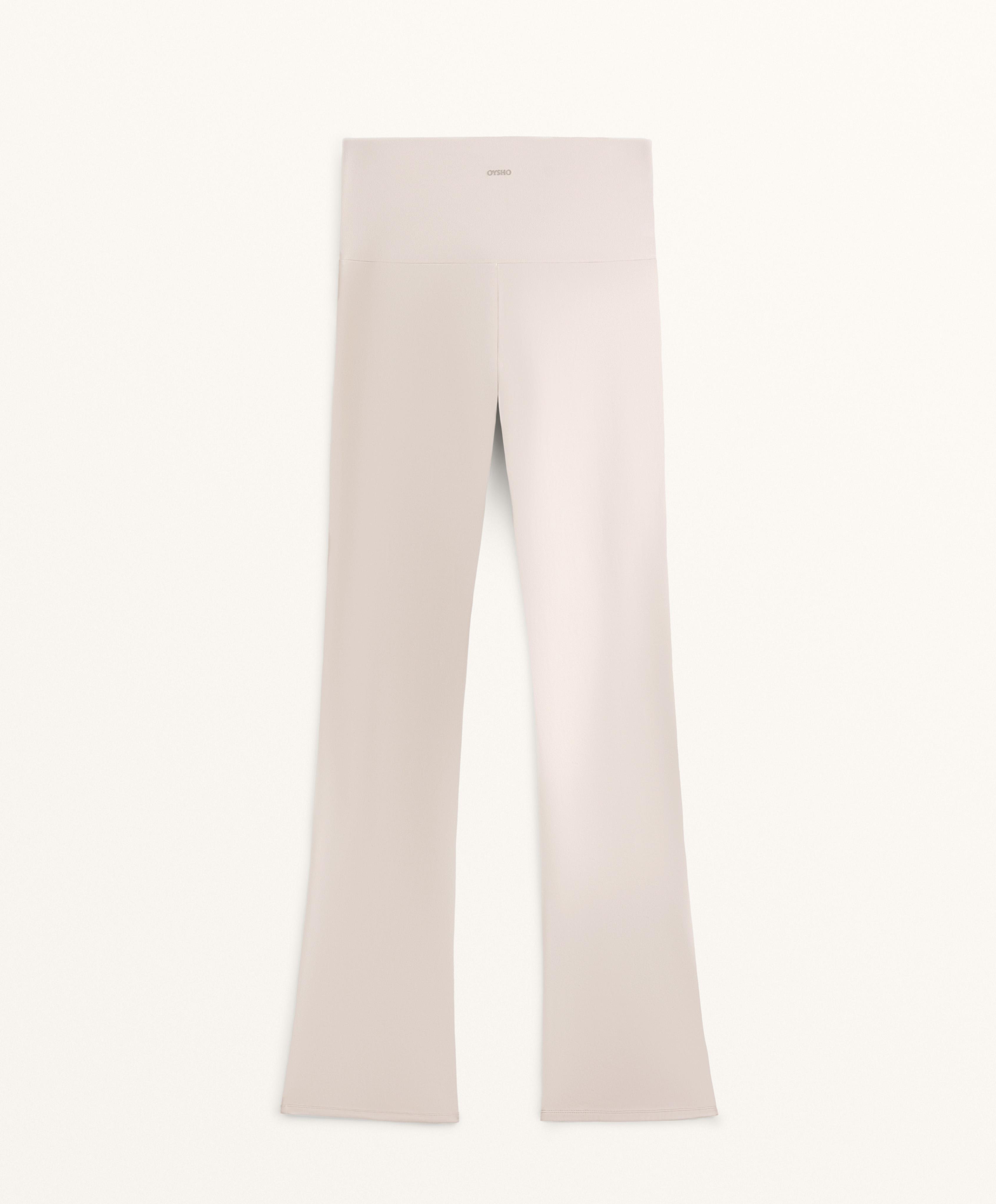 Comfortlux high-rise flare trousers