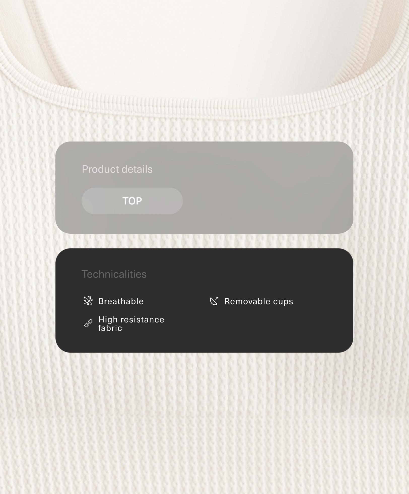 Sujetador deportivo seamless con estructura - Rebajas Sujetador deportivo seamless con estructura - Rebajas