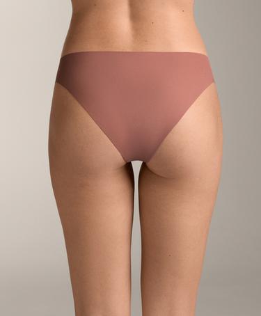 5 invisible polyamide blend PANTONE™ V-cut classic briefs — BEIGE 4