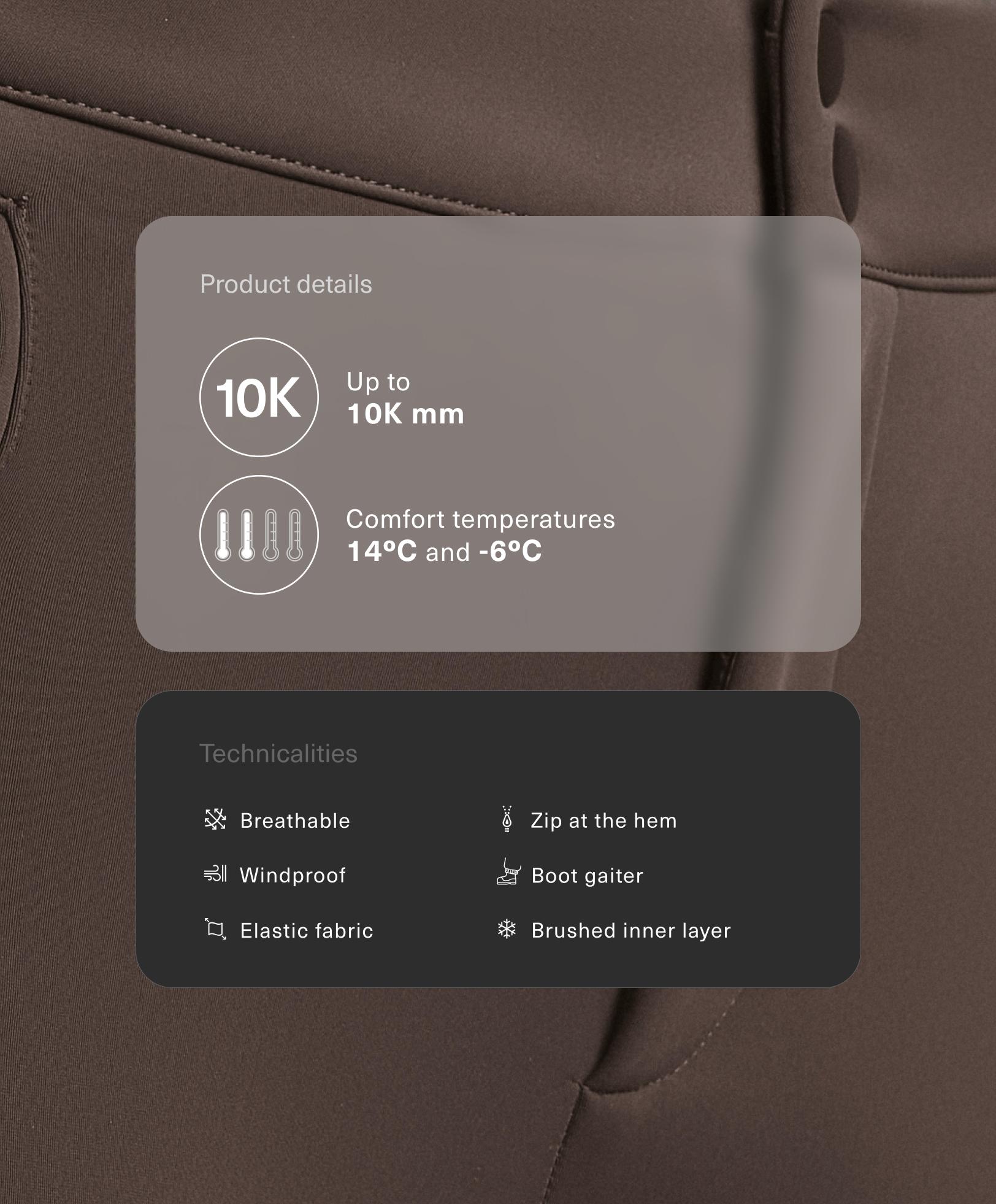 Waterbestendige elastische Flare SKI-broek - Sale Waterbestendige elastische Flare SKI-broek - Sale