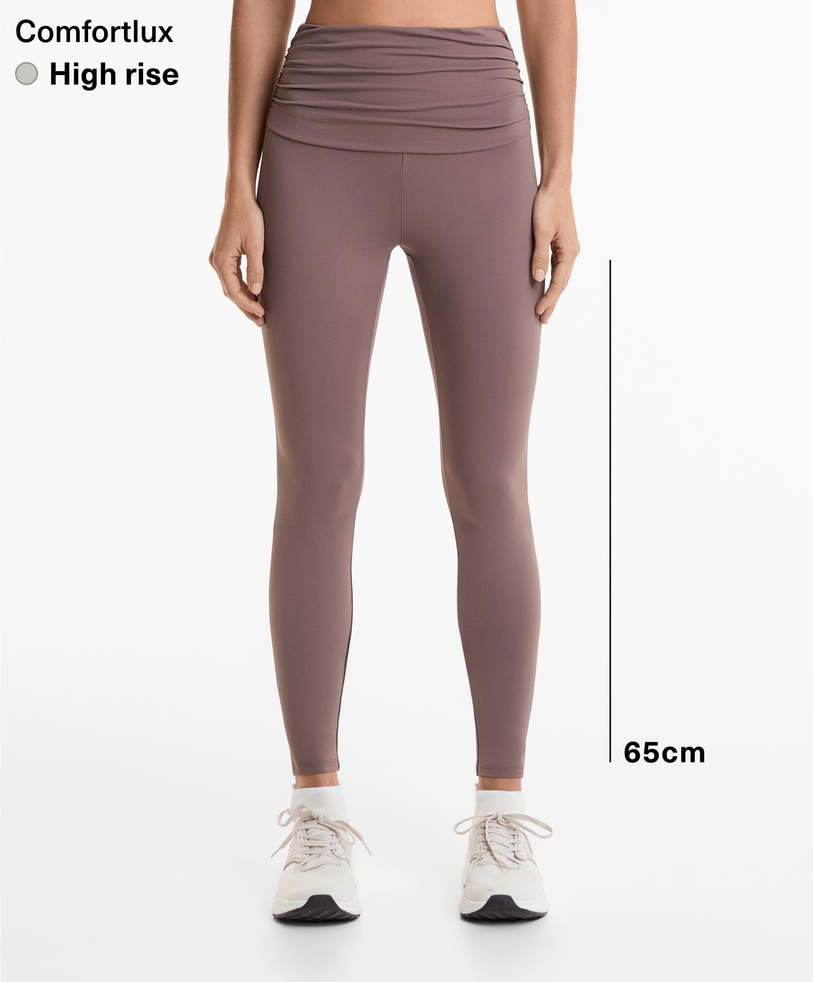 Legging 7/8 taille haute froncée Comfortlux