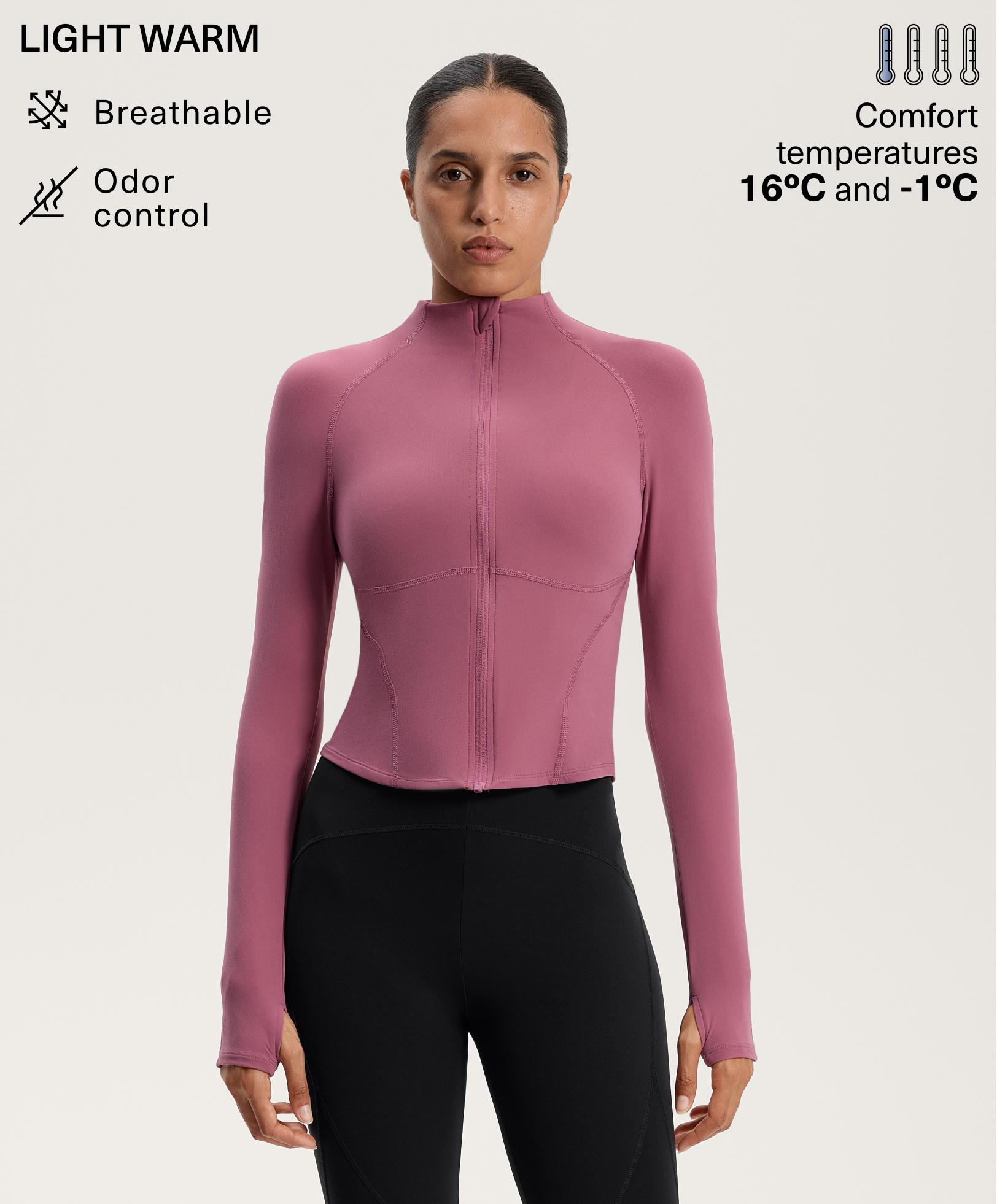 Light warm technical jacket with seams Light warm technical jacket with seams