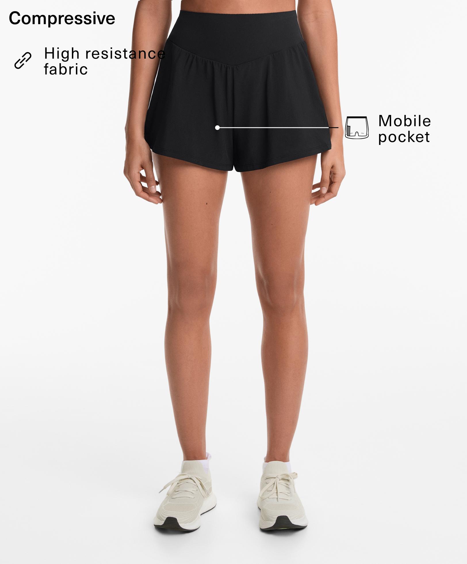 Shorts compressive pocket 10 cm Shorts compressive pocket 10 cm