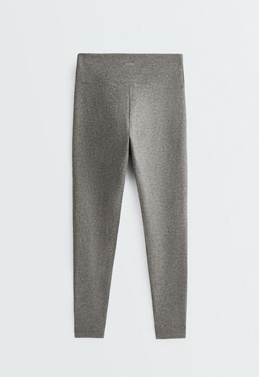 Ankle-length High rise Comfortlux marl leggings — MOTTLED GREY MELANGE 8