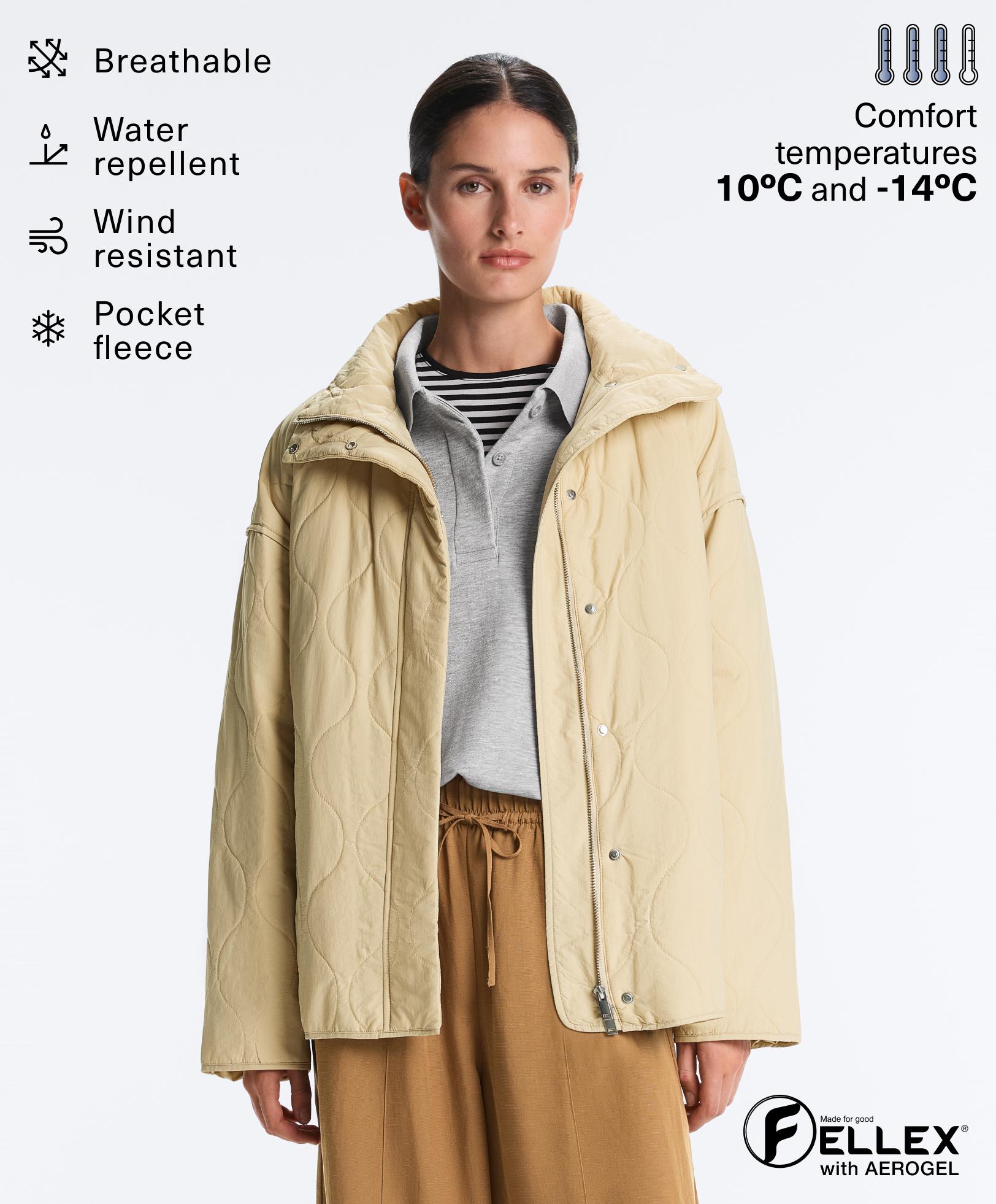 Water-repellent FELLEX® AEROGEL padded jacket