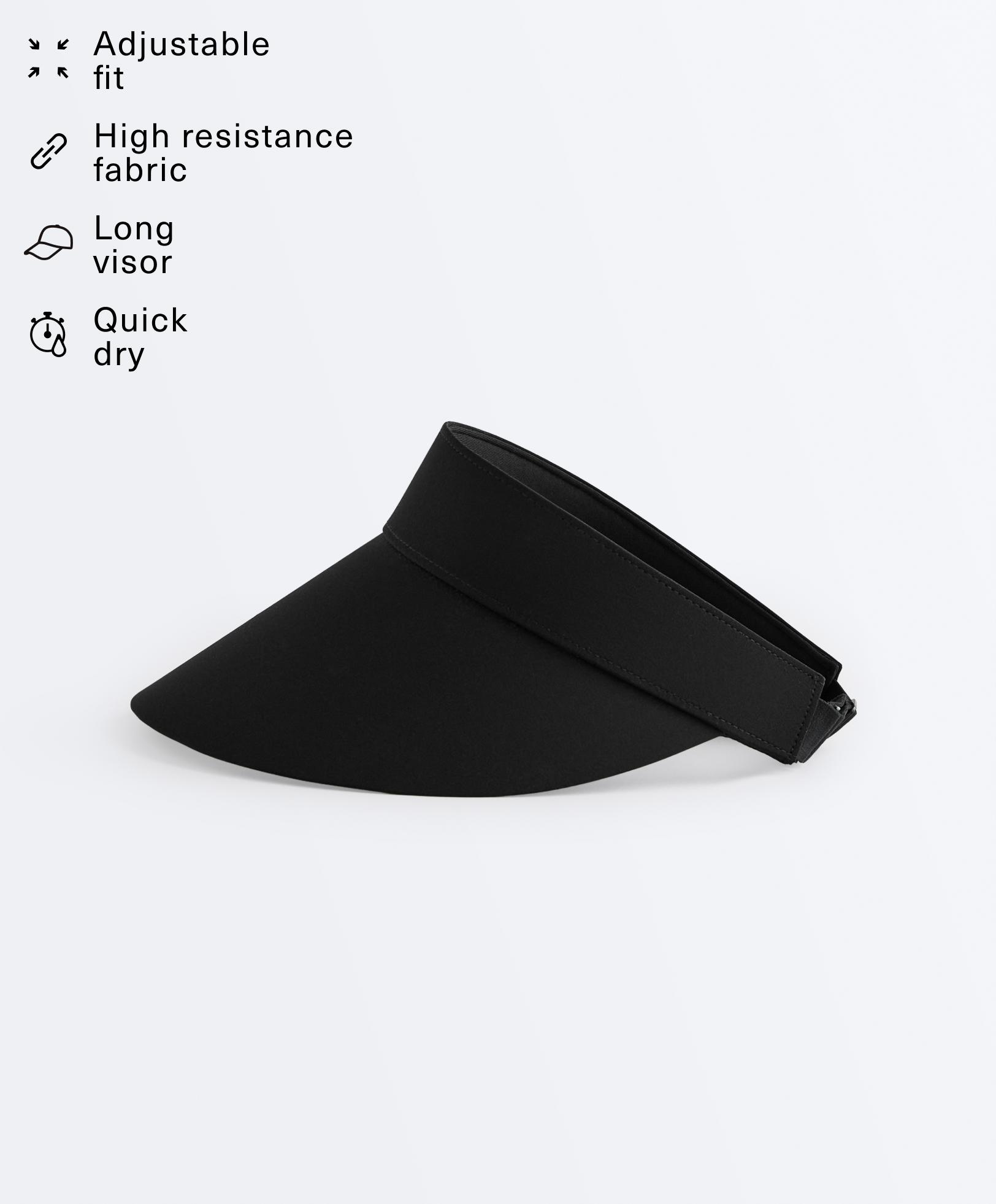 Sporty visor — BLACK