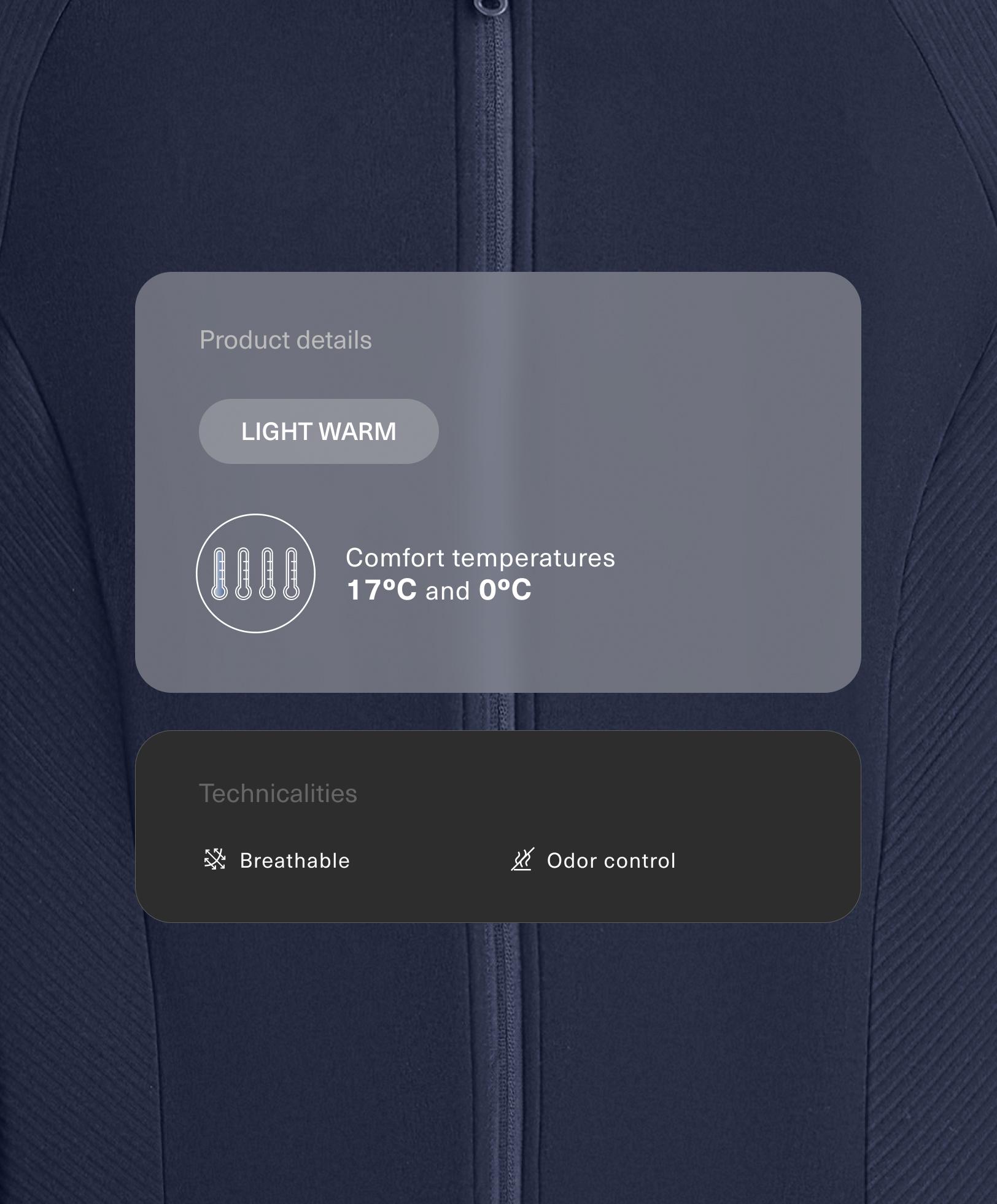 Comfortlux rib technical jacket Comfortlux rib technical jacket