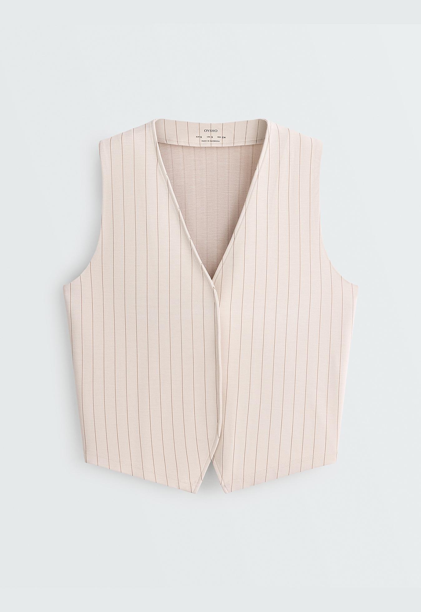 Striped waistcoat — SANDY          