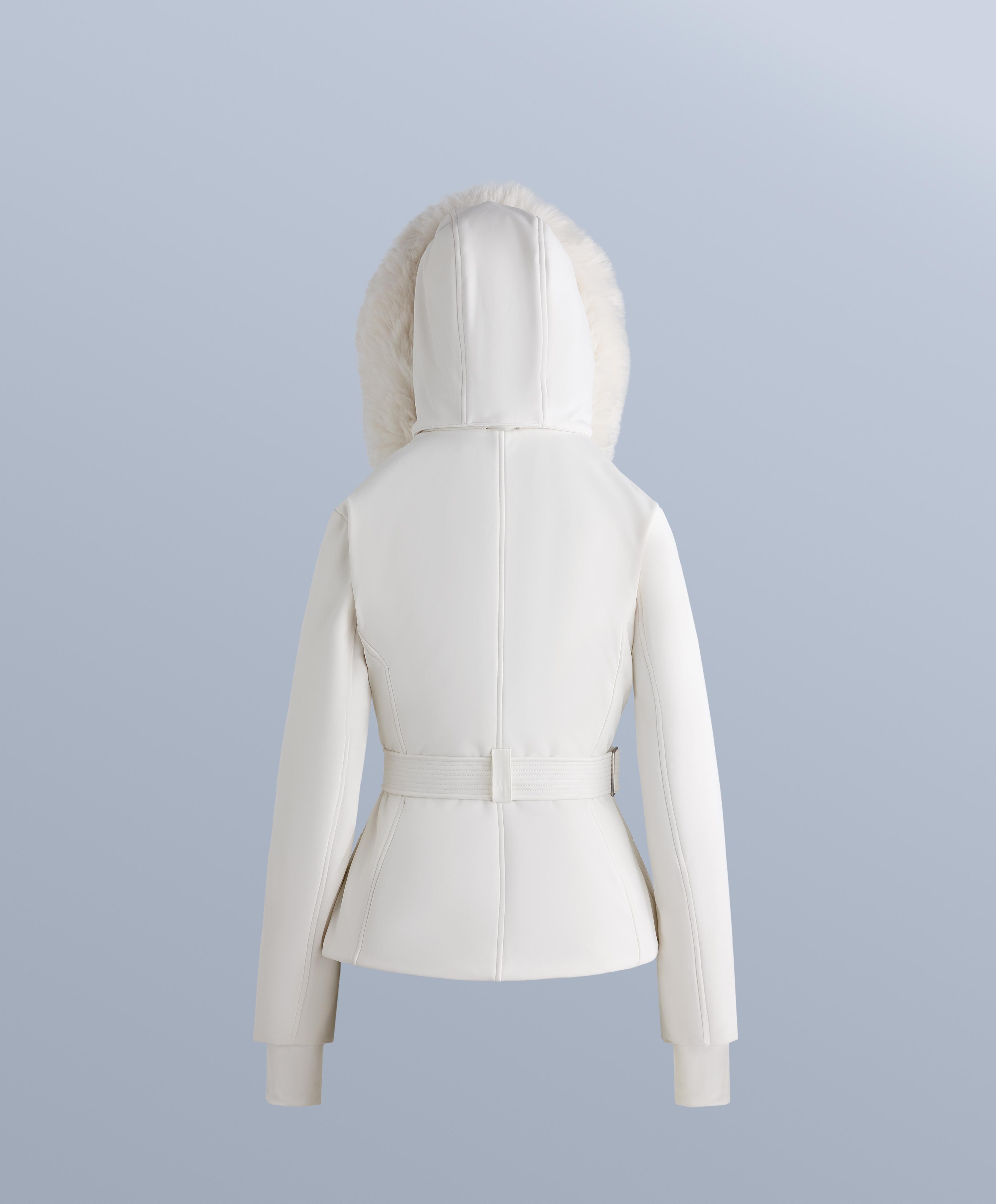 Primaloft® SKI super-slim fit water-resistant jacket — WHITE 