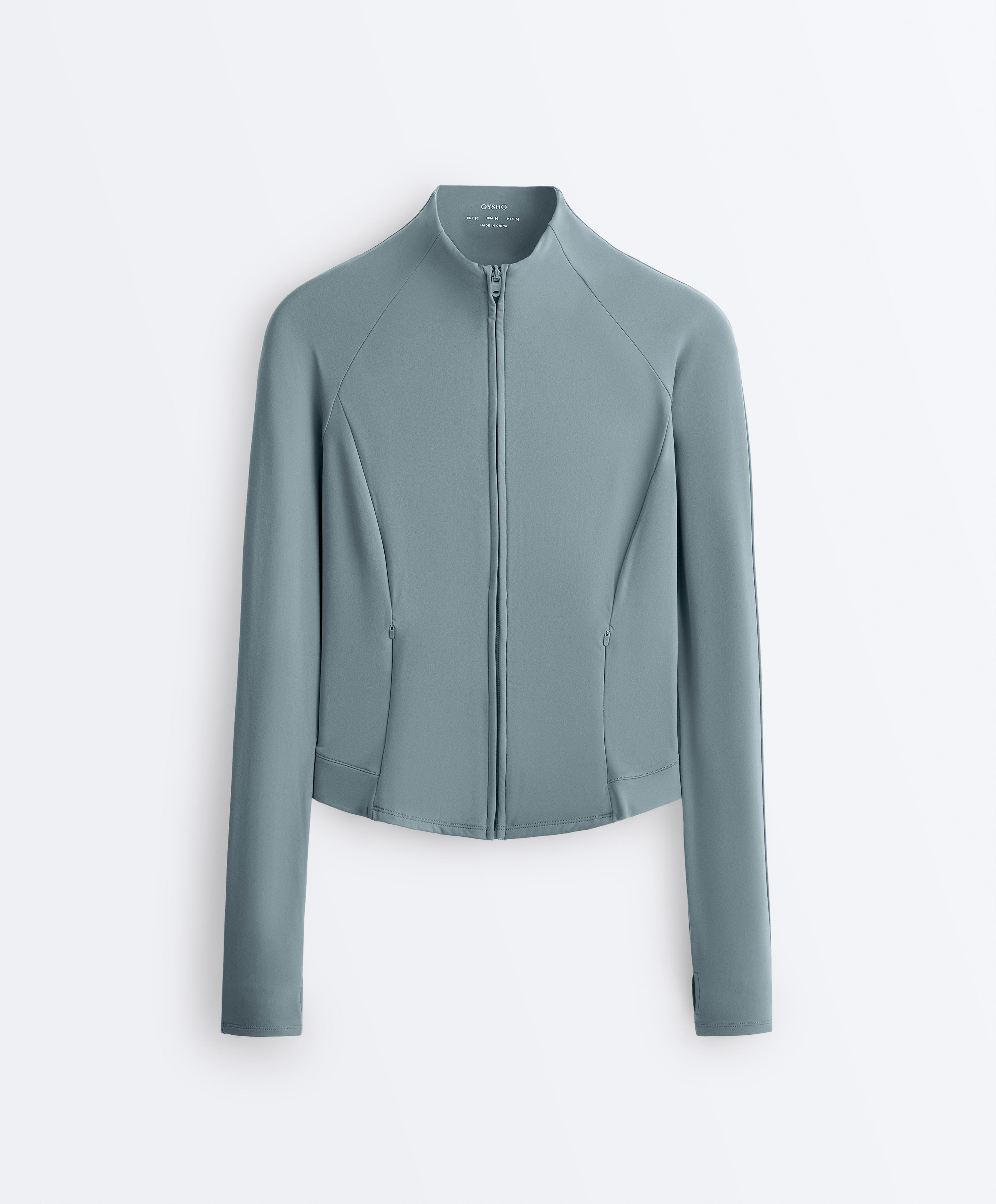 Light warm technical jacket — DARK GREY-BLUE