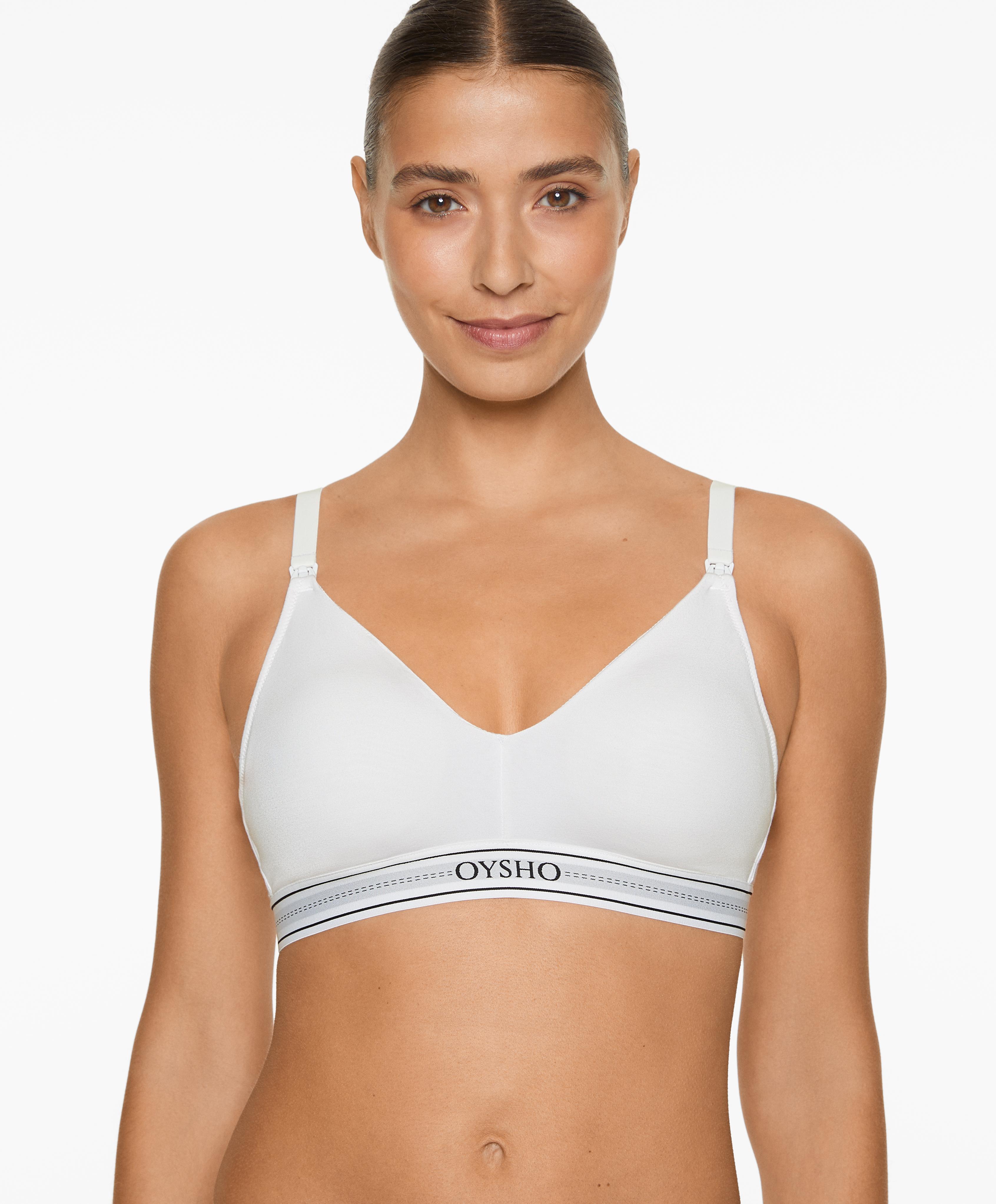 Modal blend triangle nursing bra