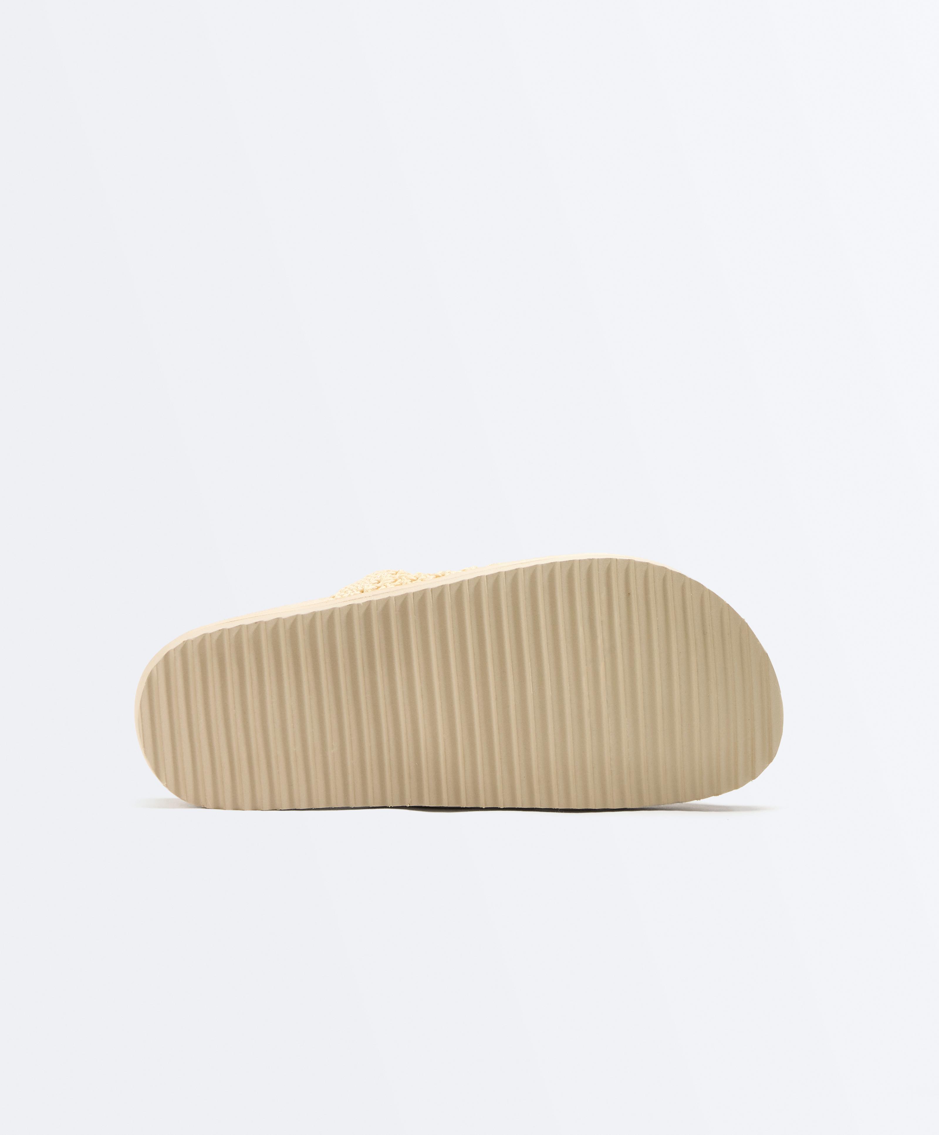 Braided clogs — ECRU