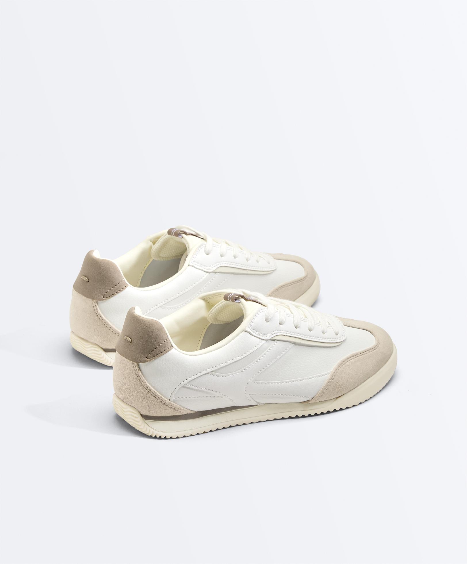 Retro-style trainers — WHITE