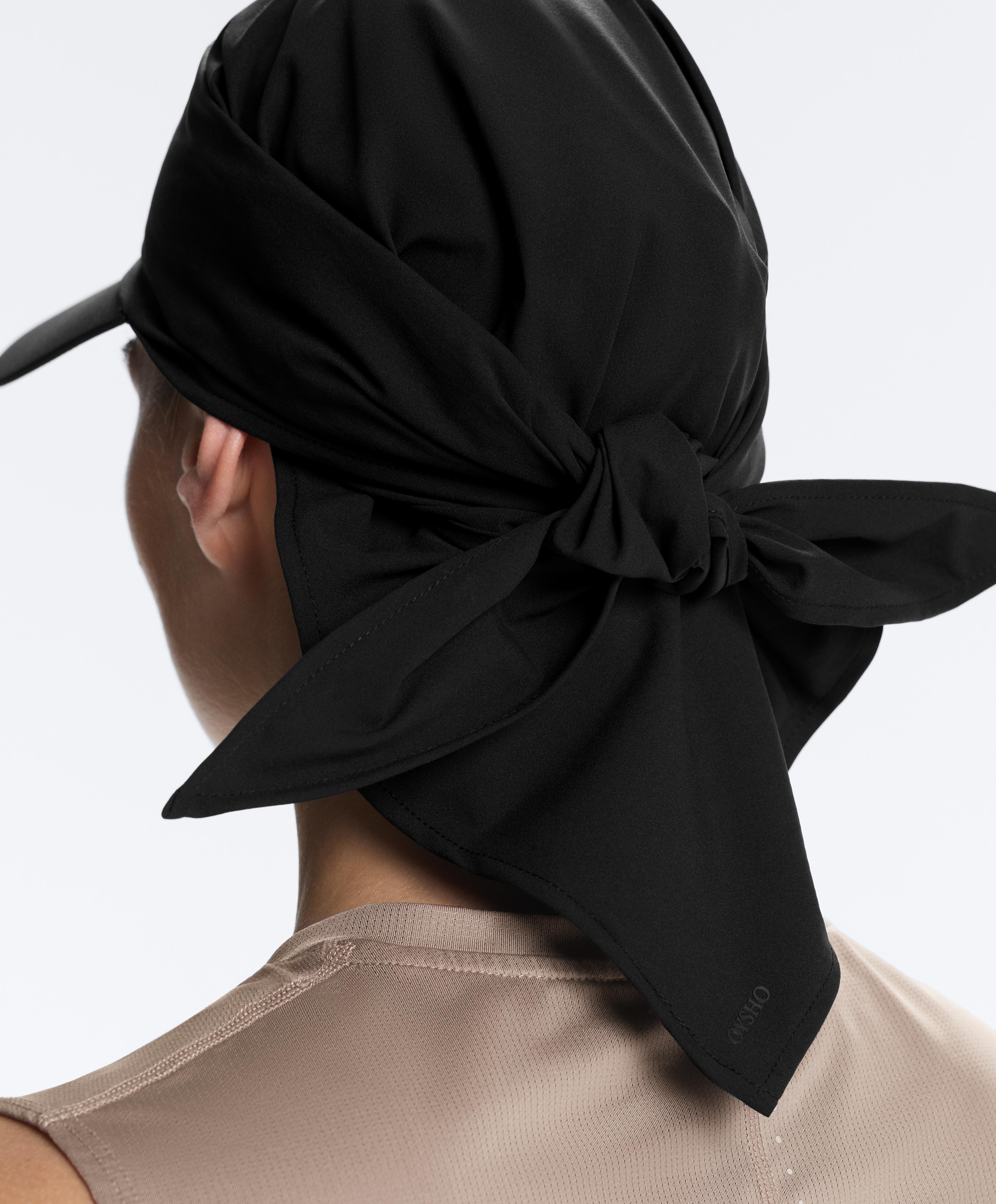 Lightweight knotted visor — BLACK
