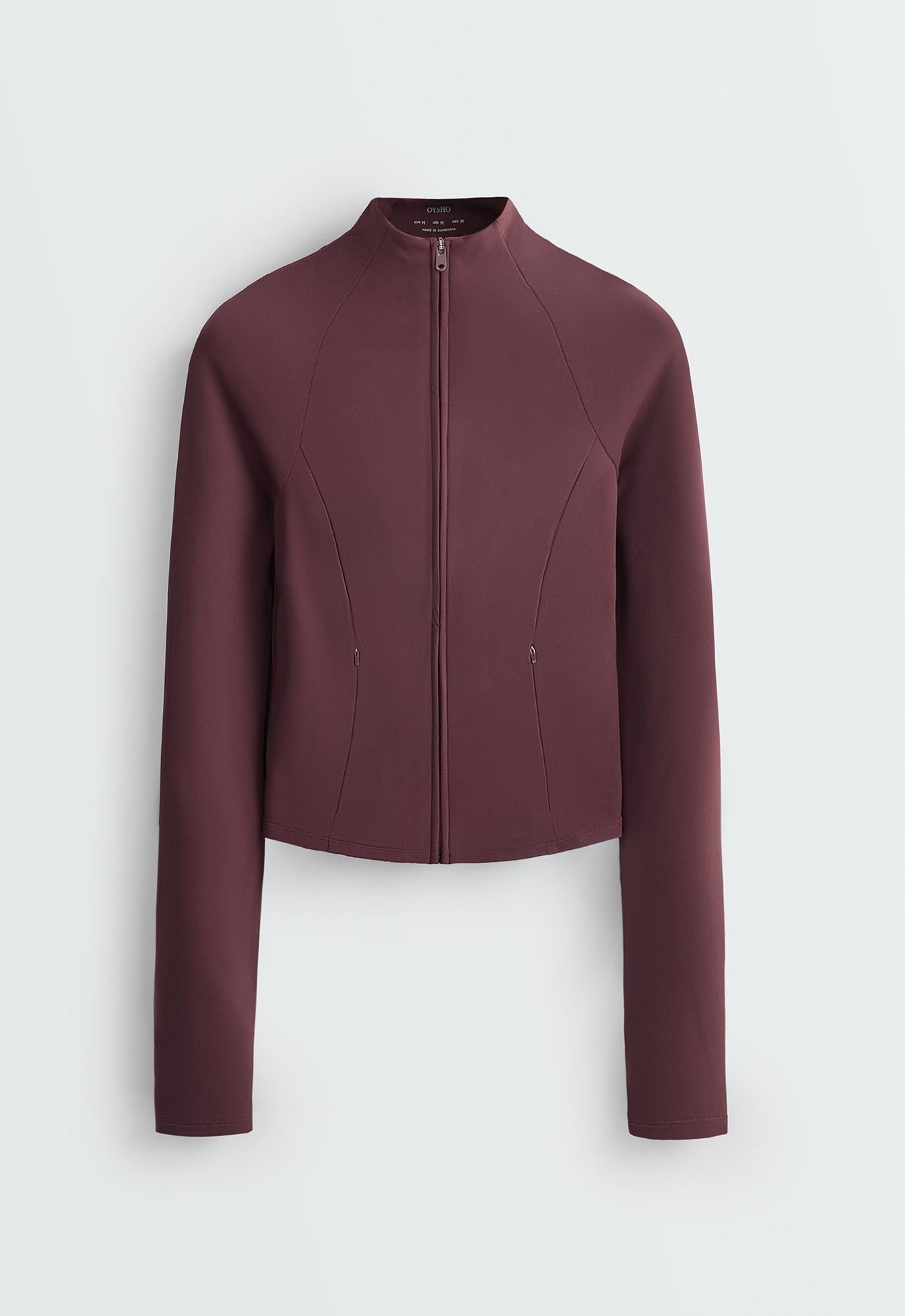Light warm technical jacket — PLUM