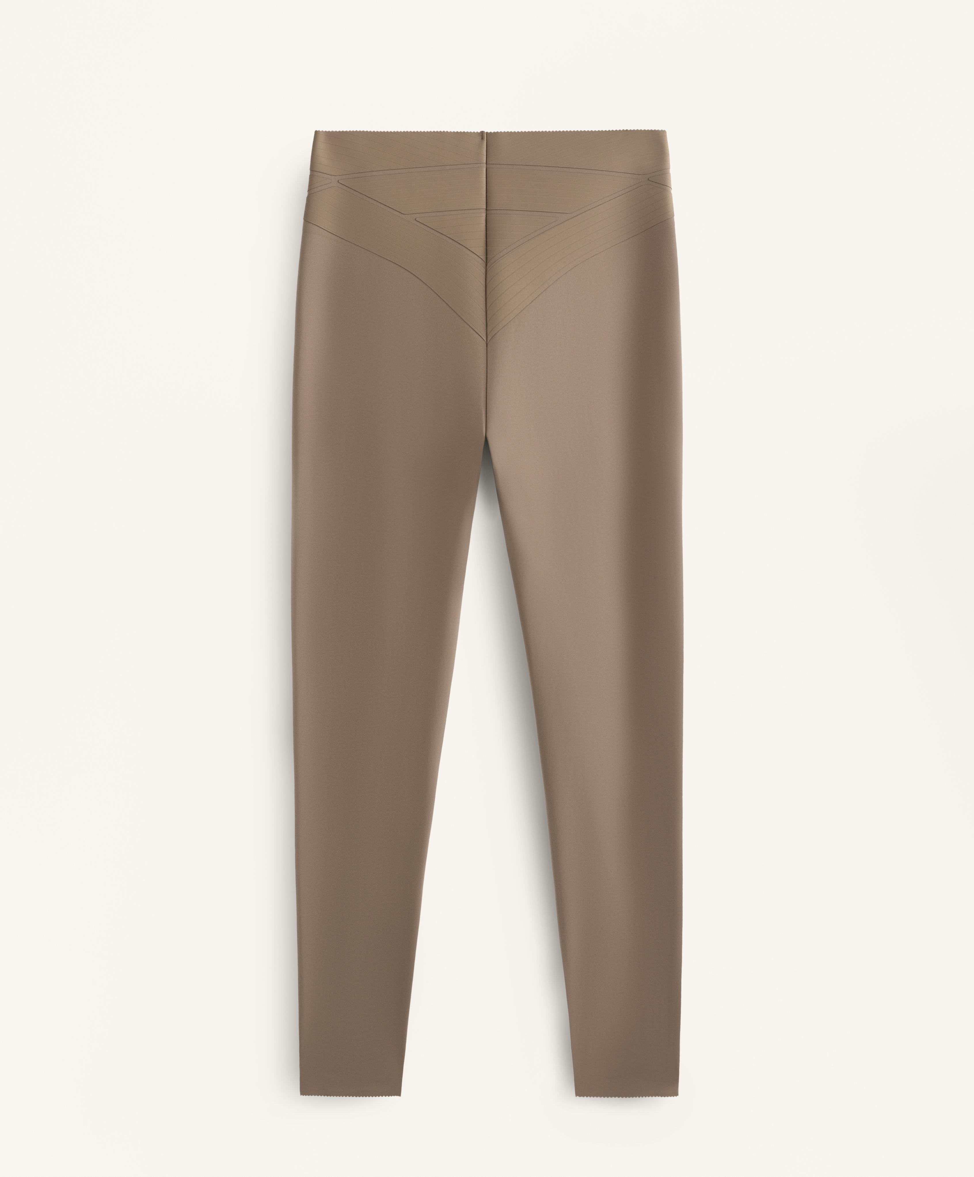 Knöchellange Compressive High-Rise-Leggings mit Core-Control-Blöcken, 65 cm