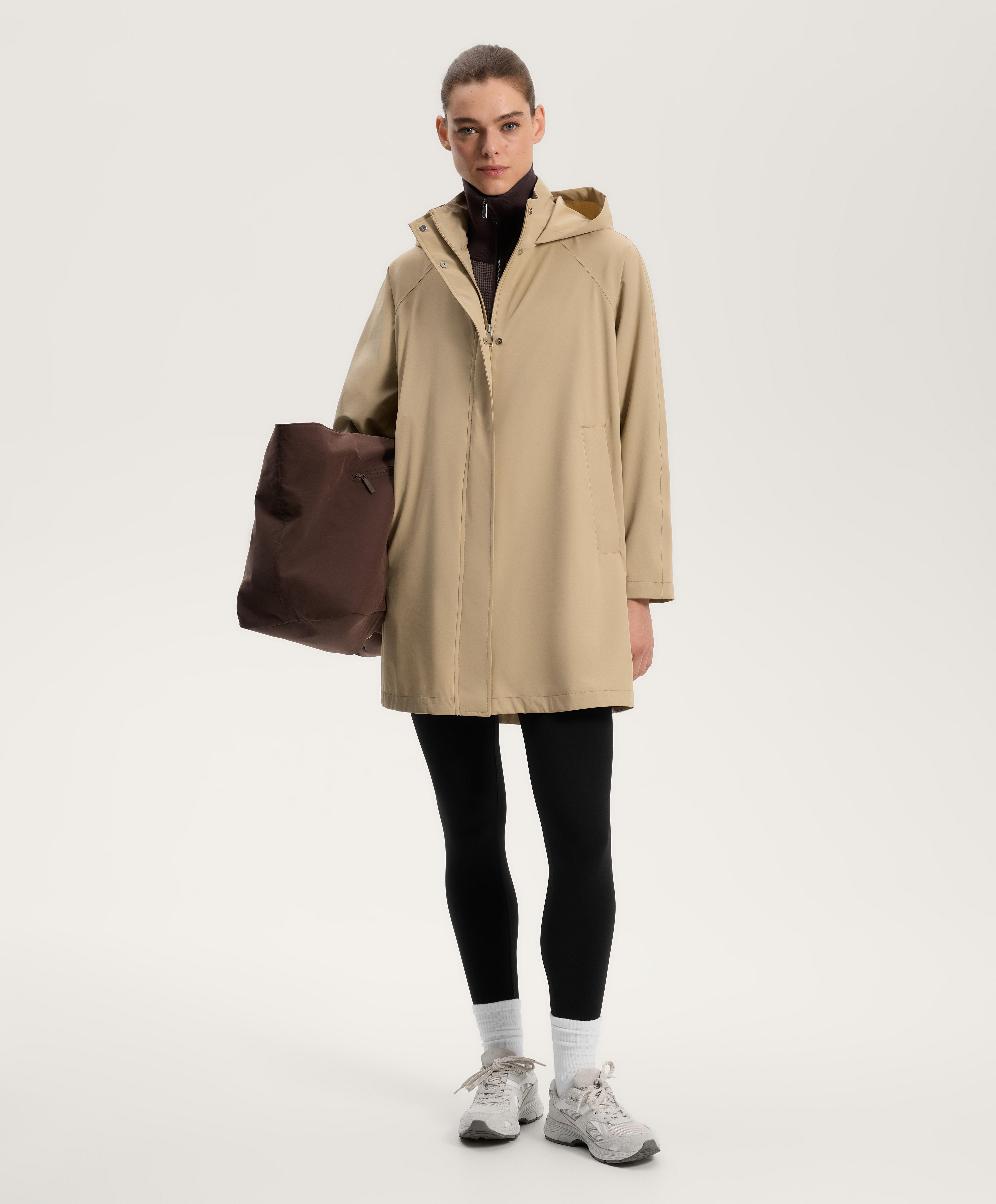 Jachetă pelerină midi extra ușoară impermeabilă 10k - Soldari Jachetă pelerină midi extra ușoară impermeabilă 10k - Soldari