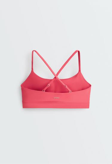 Low-support strap Comfortlux sports bra — WASHED RED 11