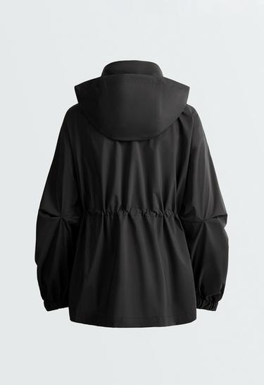 Super extra lightweight 10k packable waterproof jacket — BLACK 8