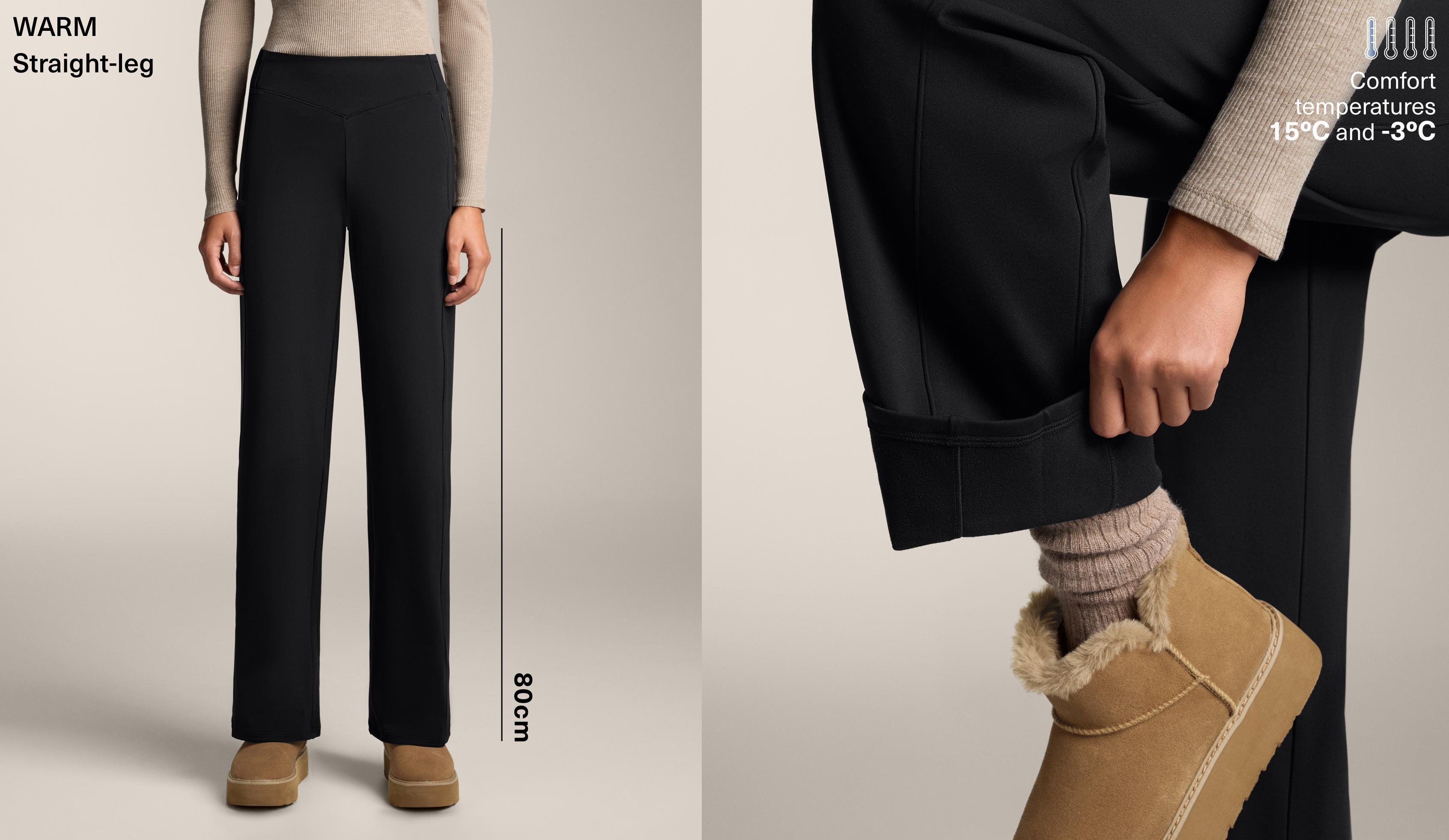 Pantalon droit high rise warm Pantalon droit high rise warm