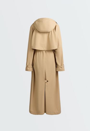 Extra lightweight 10k waterproof long jacket — CAMEL 9