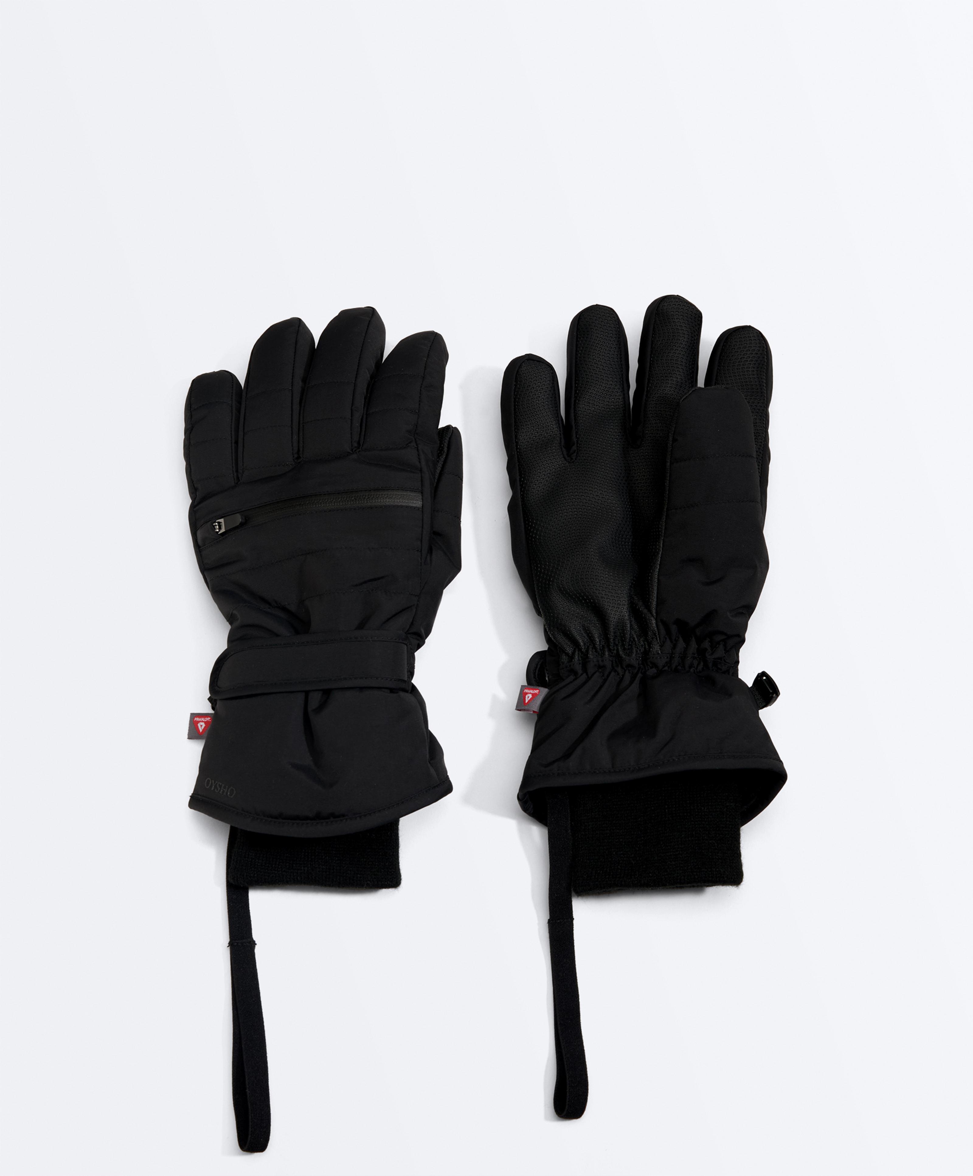 Technical SKI Primaloft® Gloves — BLACK