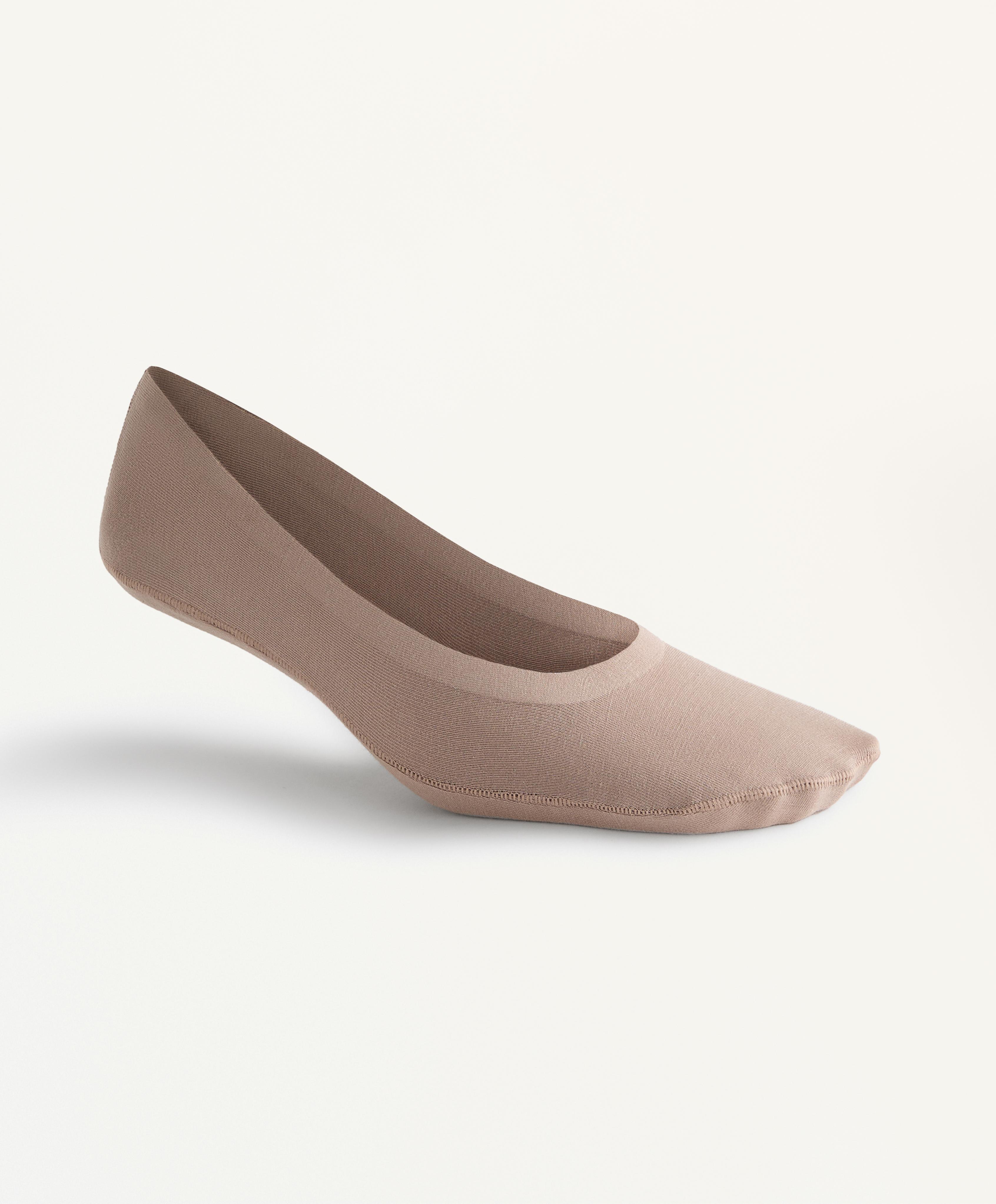 2 paires de socquettes invisibles en mélange de coton medium cut